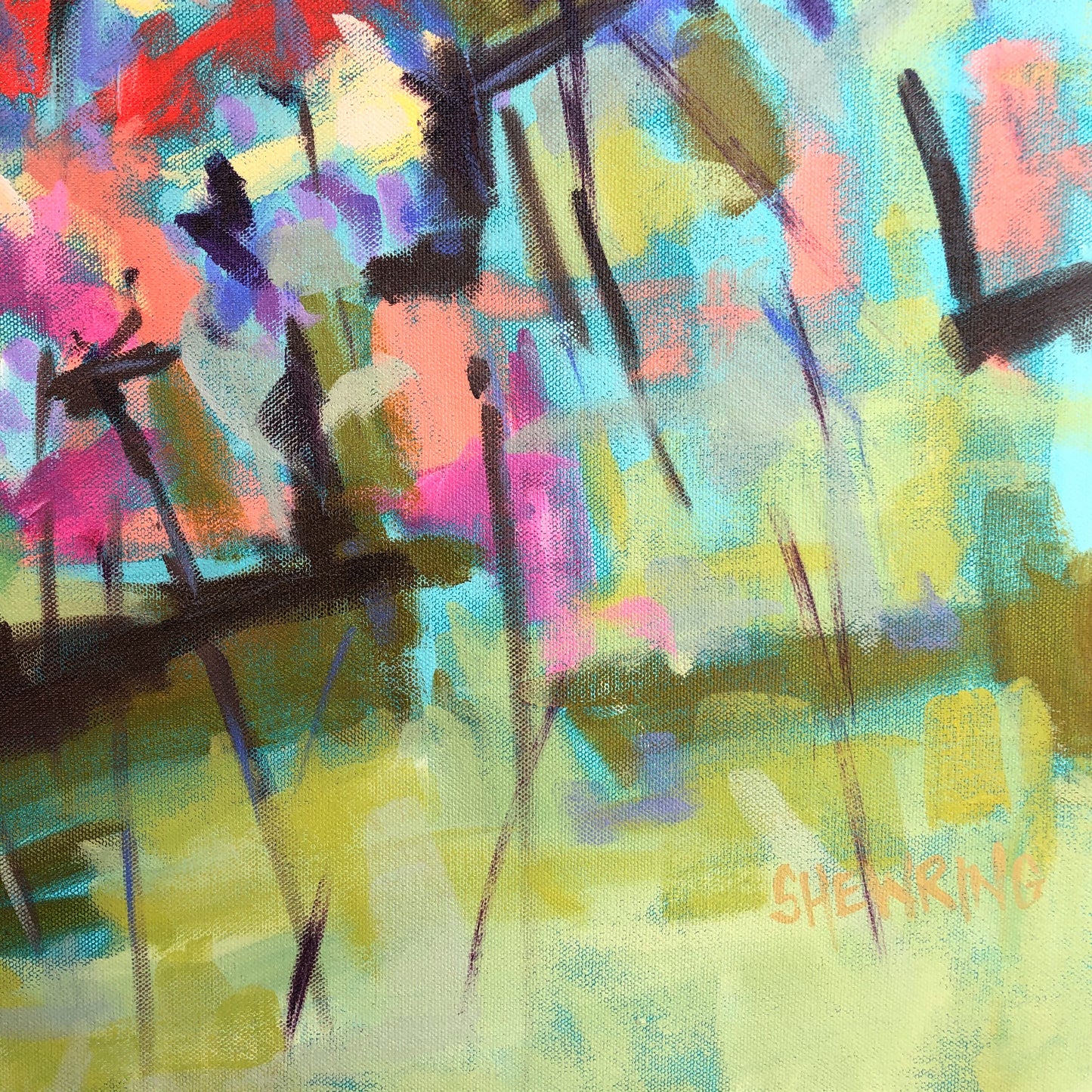 New Flower 87x87cm SOLD