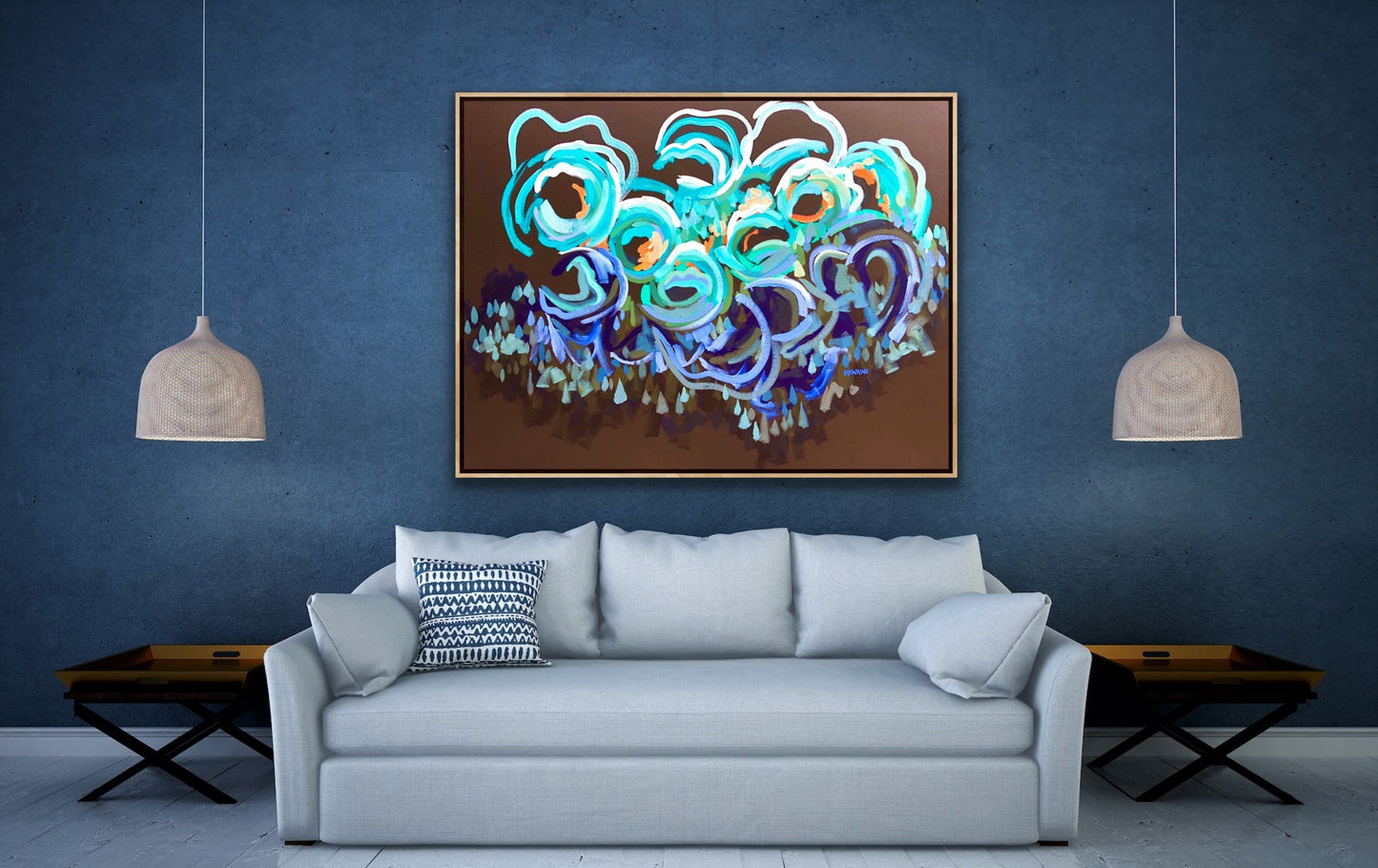 Ocean Ripple 145x112cm SOLD