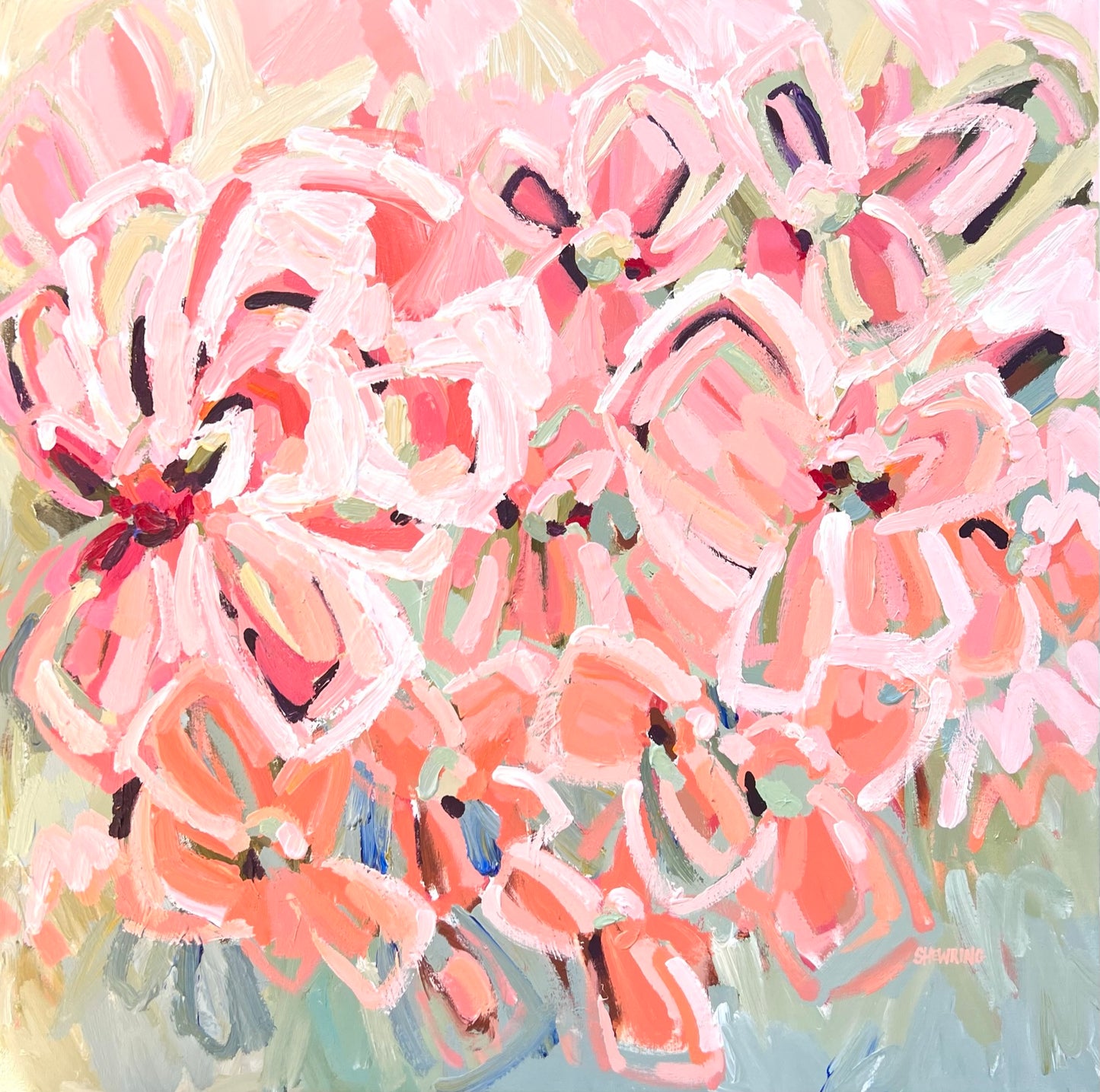 Only In Love With You 100x100cm **SOLD - FOR NAOMI***