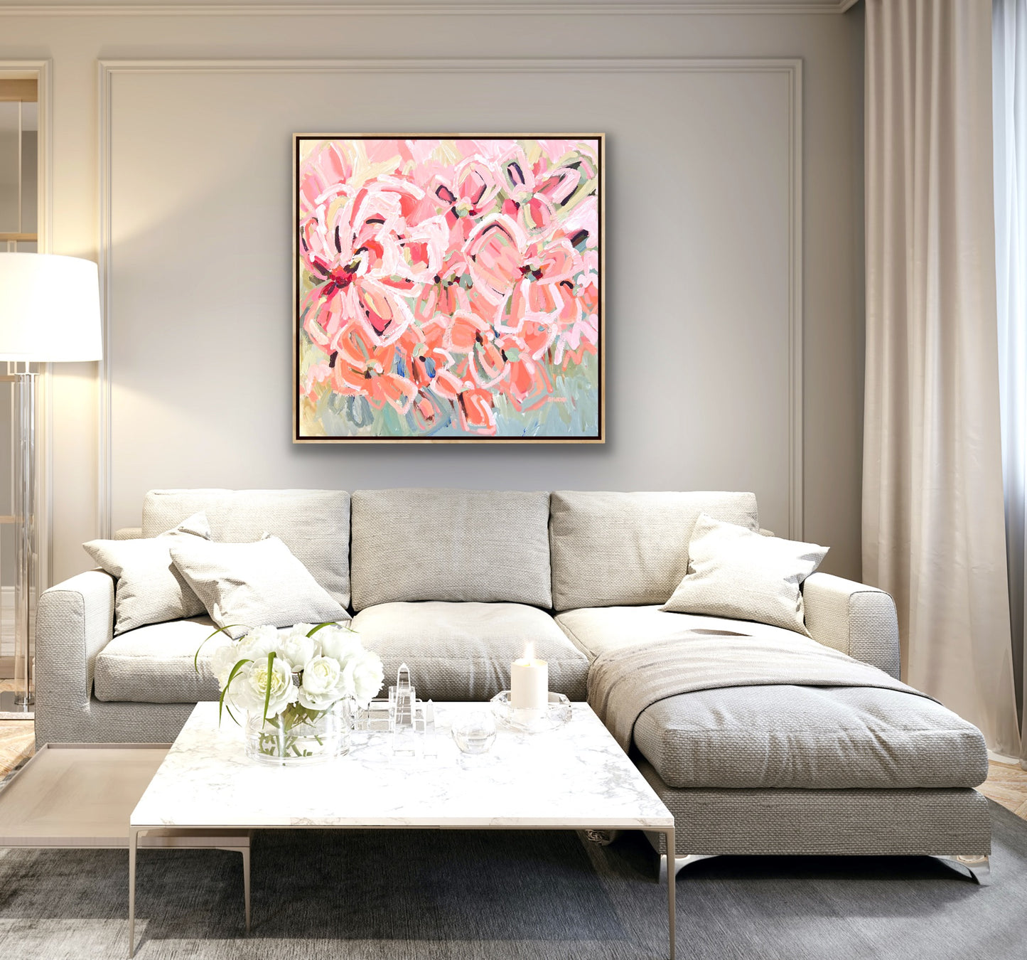 Only In Love With You 100x100cm **SOLD - FOR NAOMI***