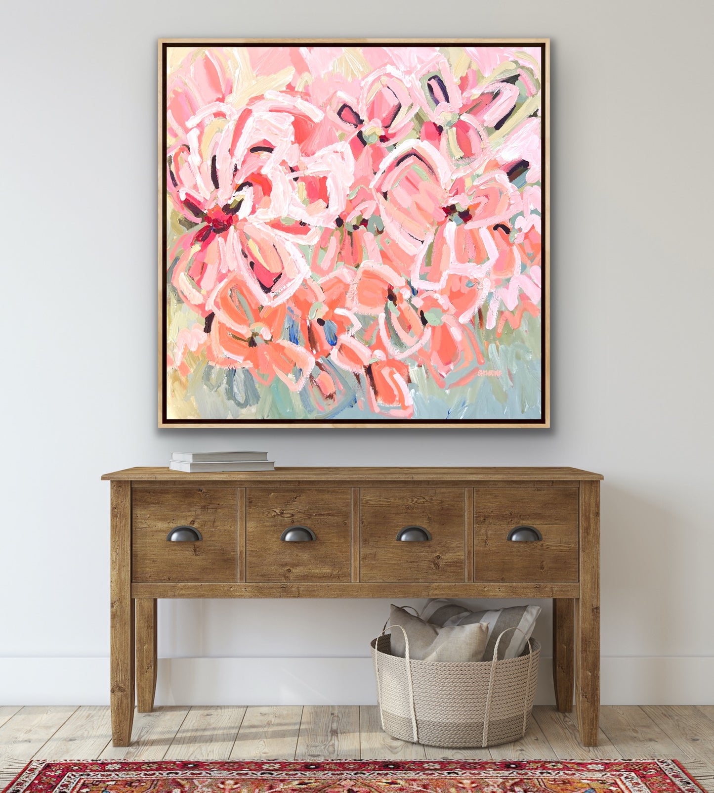 Only In Love With You 100x100cm **SOLD - FOR NAOMI***