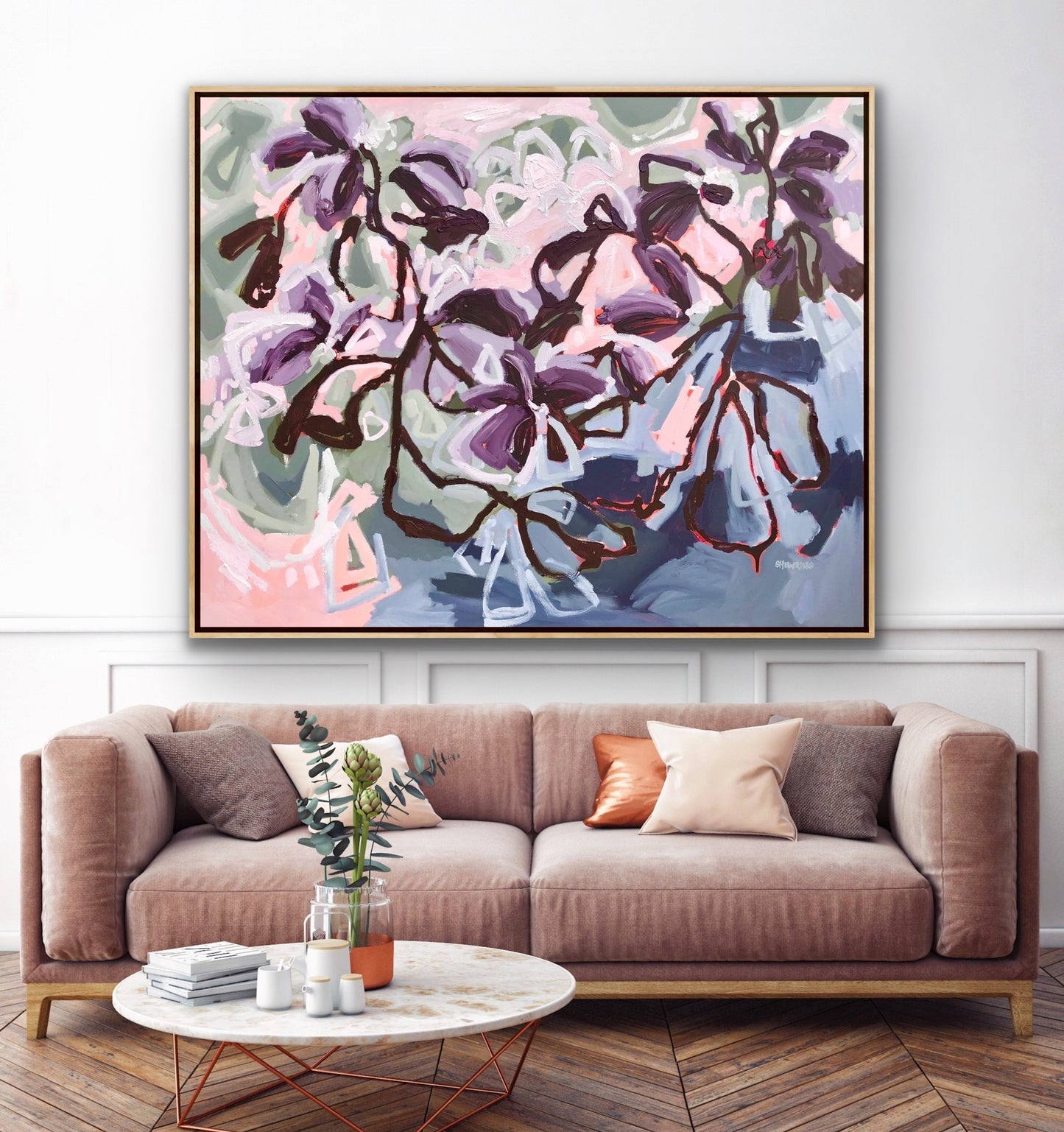 Perfect Romance 156 x 125cm FRAMED