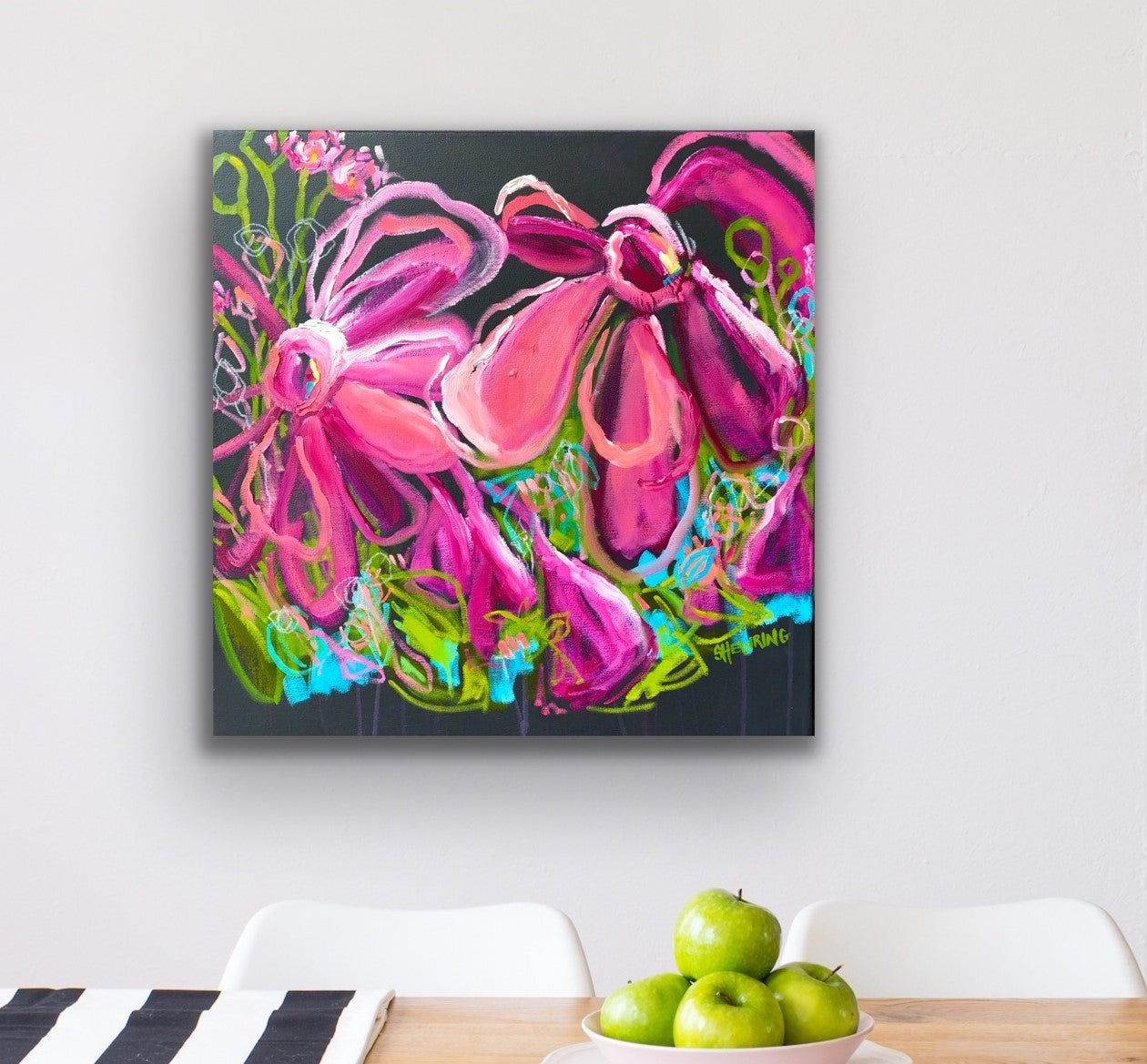 Pink Sunshine 61x61cm SOLD