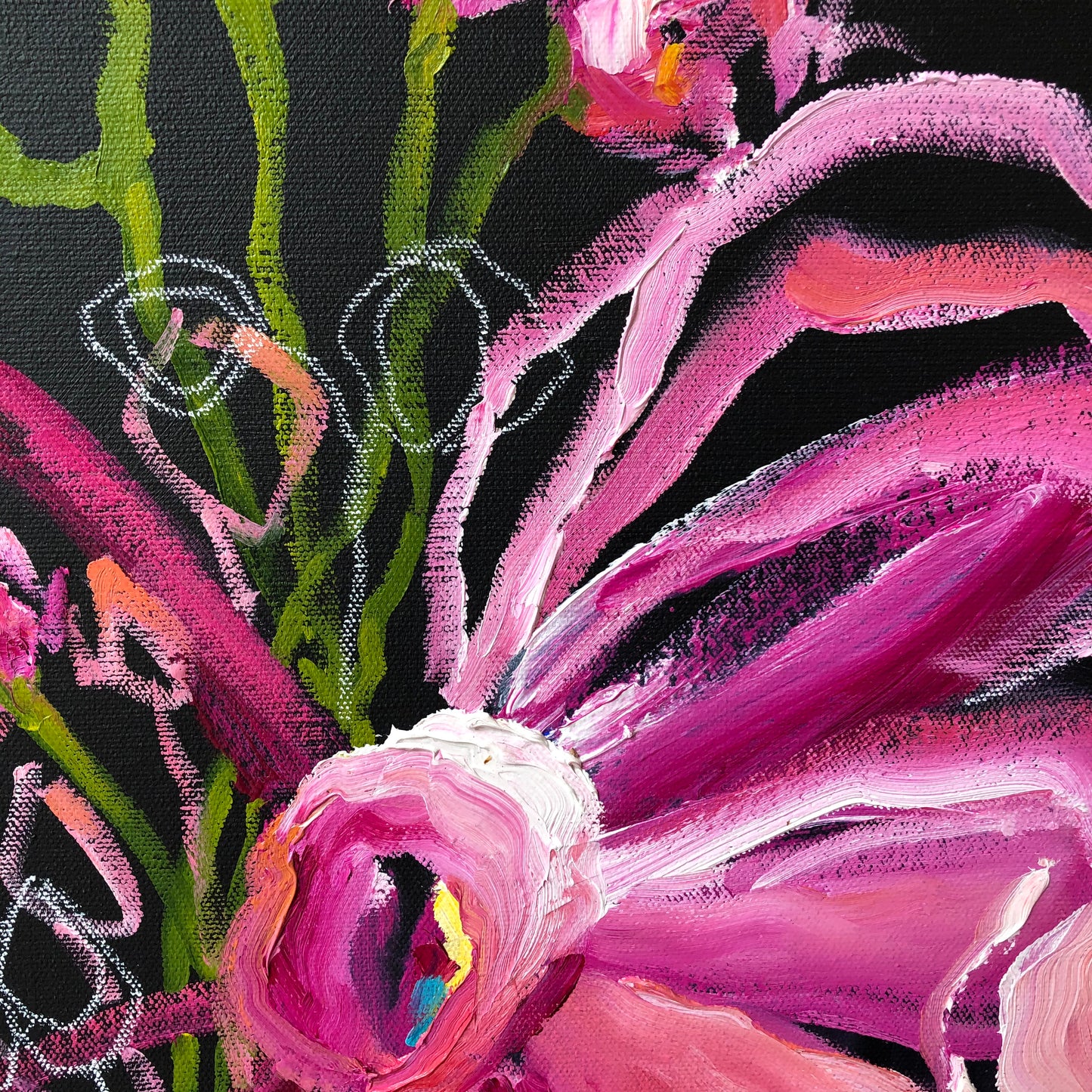 Pink Sunshine 61x61cm SOLD