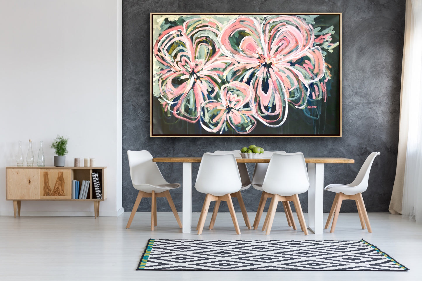 Pure Romance 174x111cm FRAMED SOLD