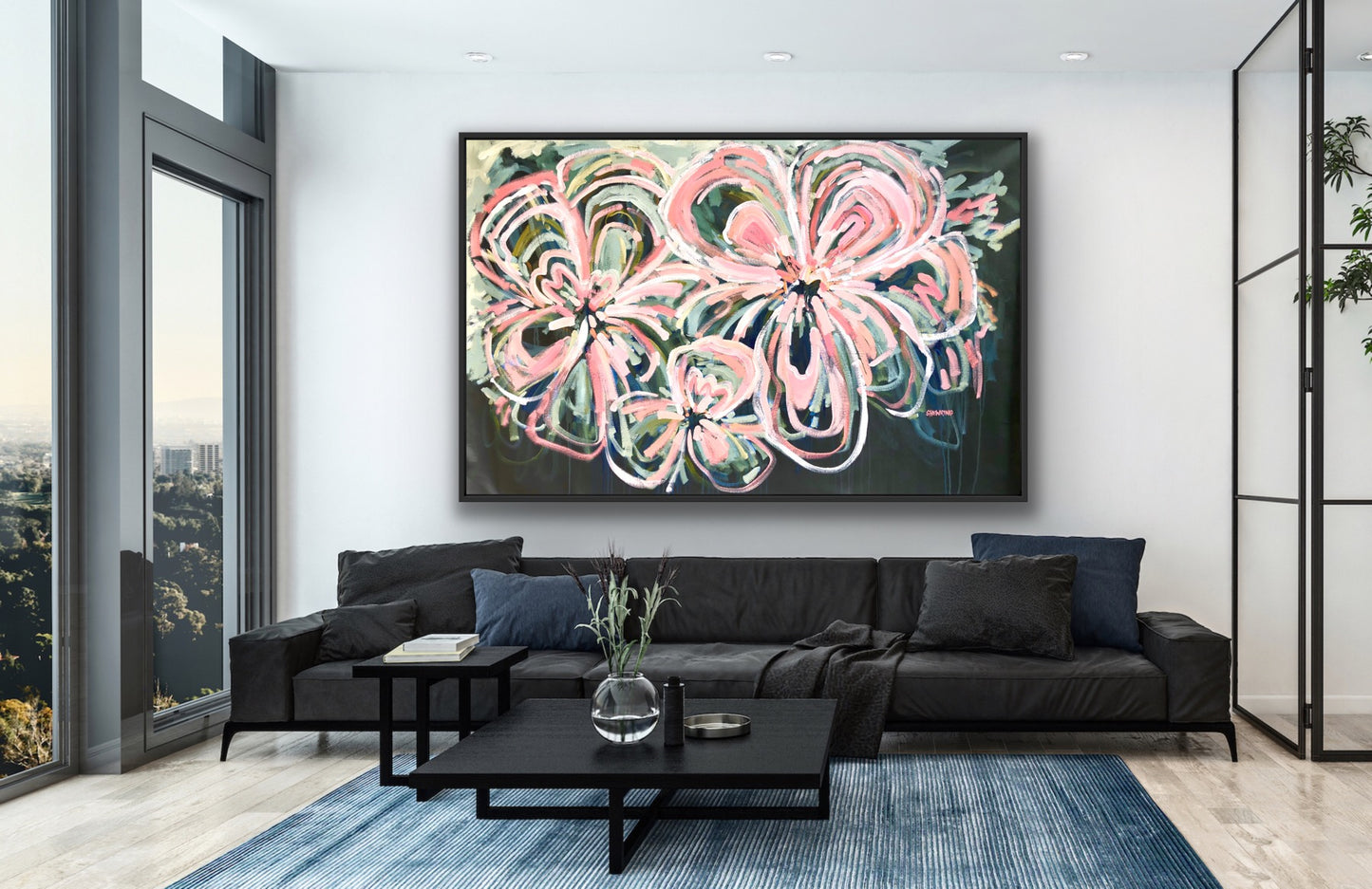 Pure Romance 174x111cm FRAMED SOLD