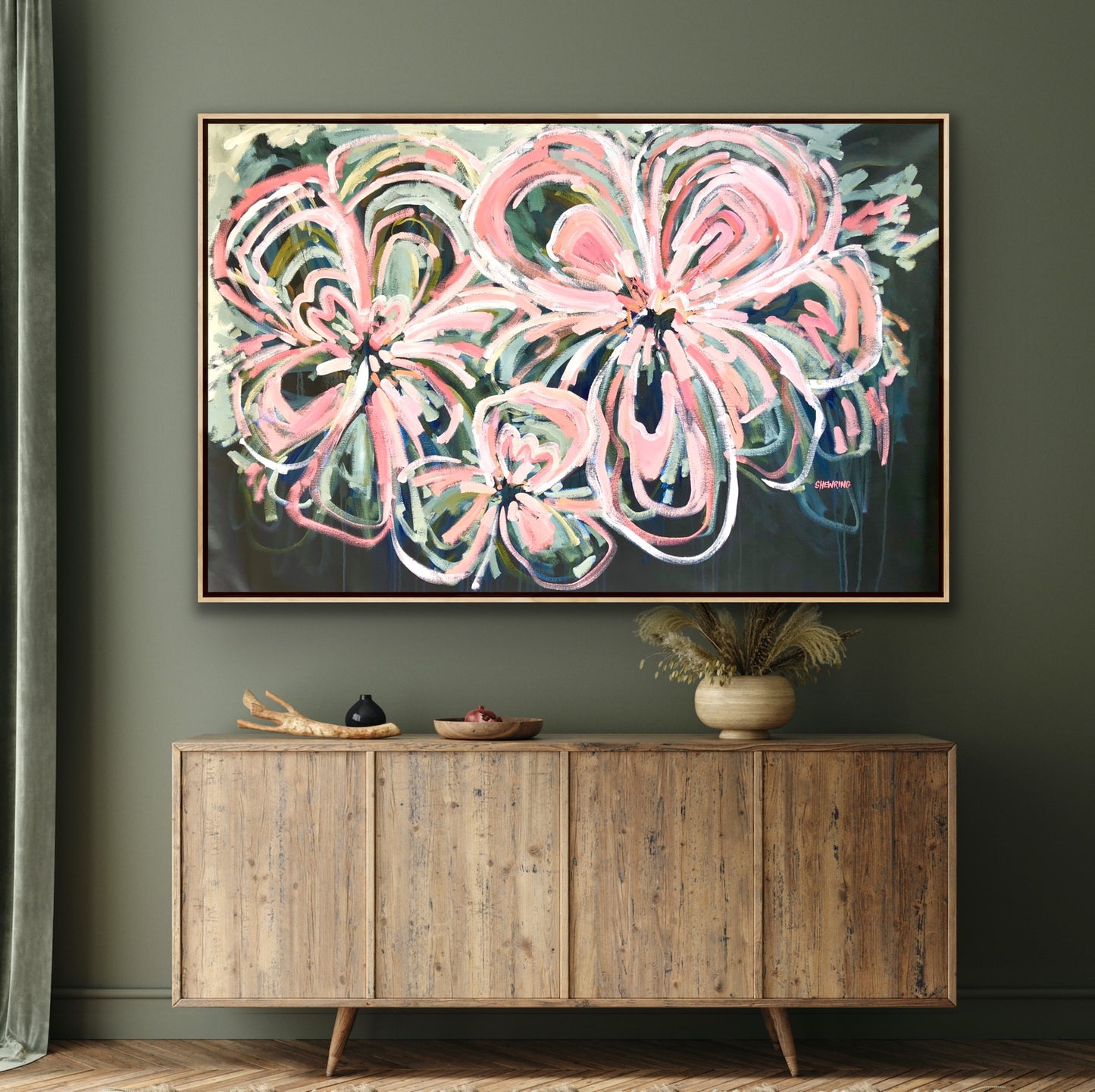 Pure Romance 174x111cm FRAMED SOLD