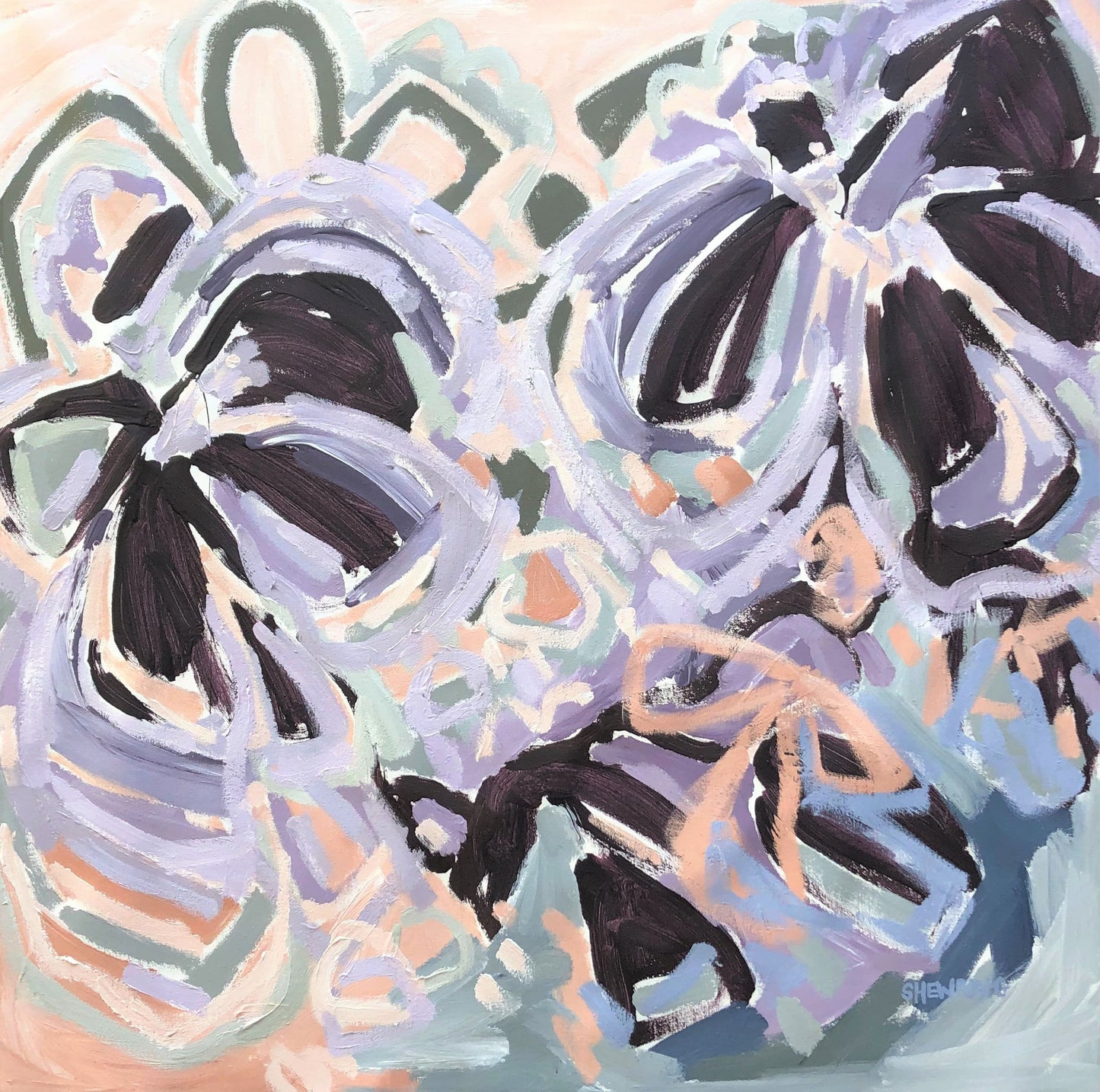 Romance 82x82cm SOLD