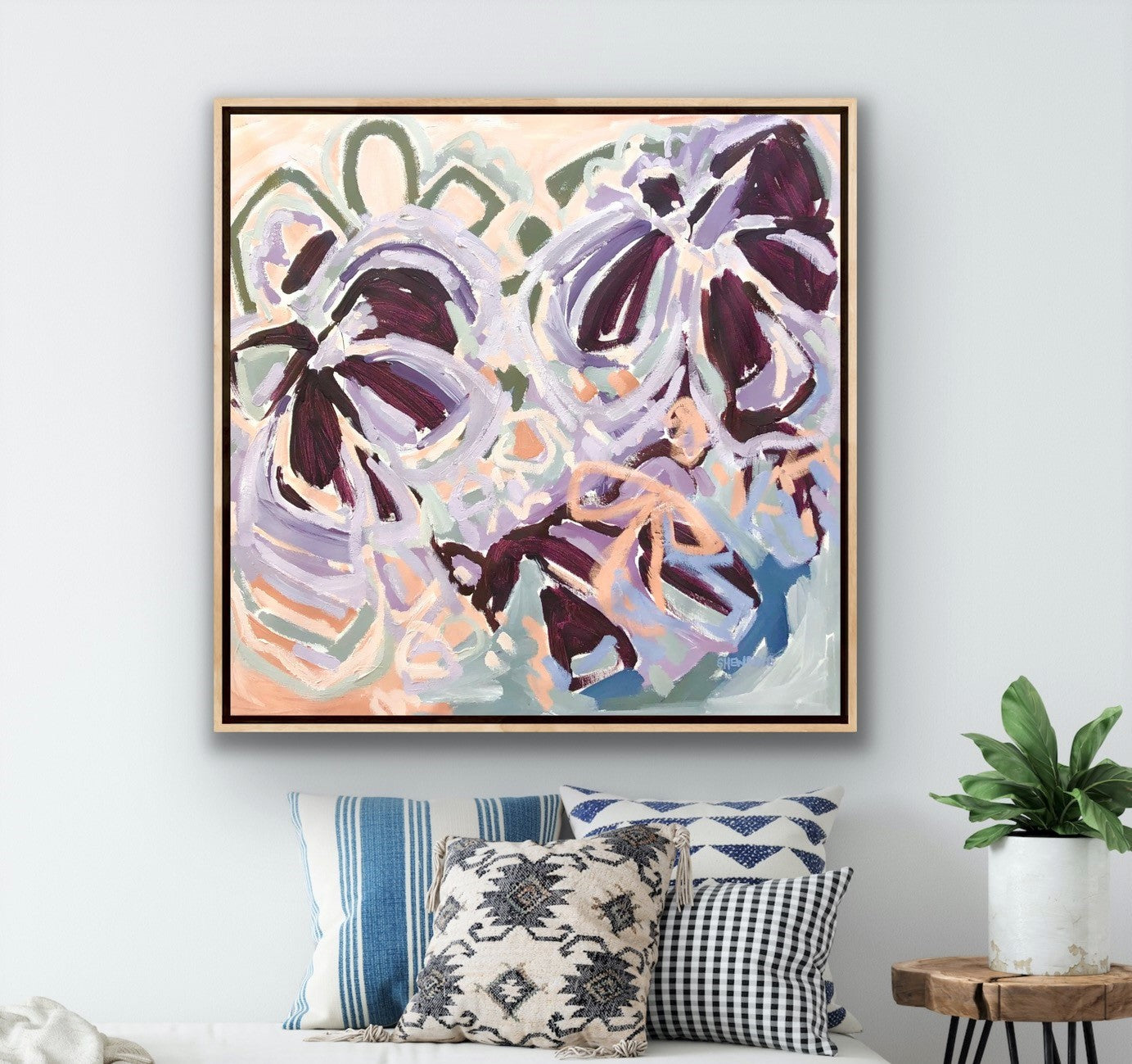 Romance 82x82cm SOLD