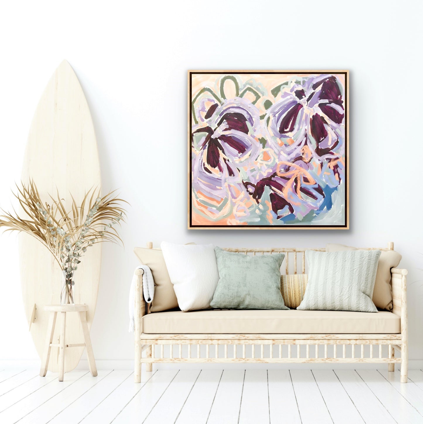 Romance 82x82cm SOLD