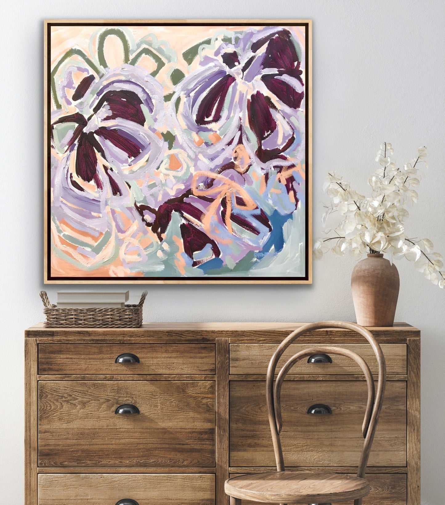 Romance 82x82cm SOLD
