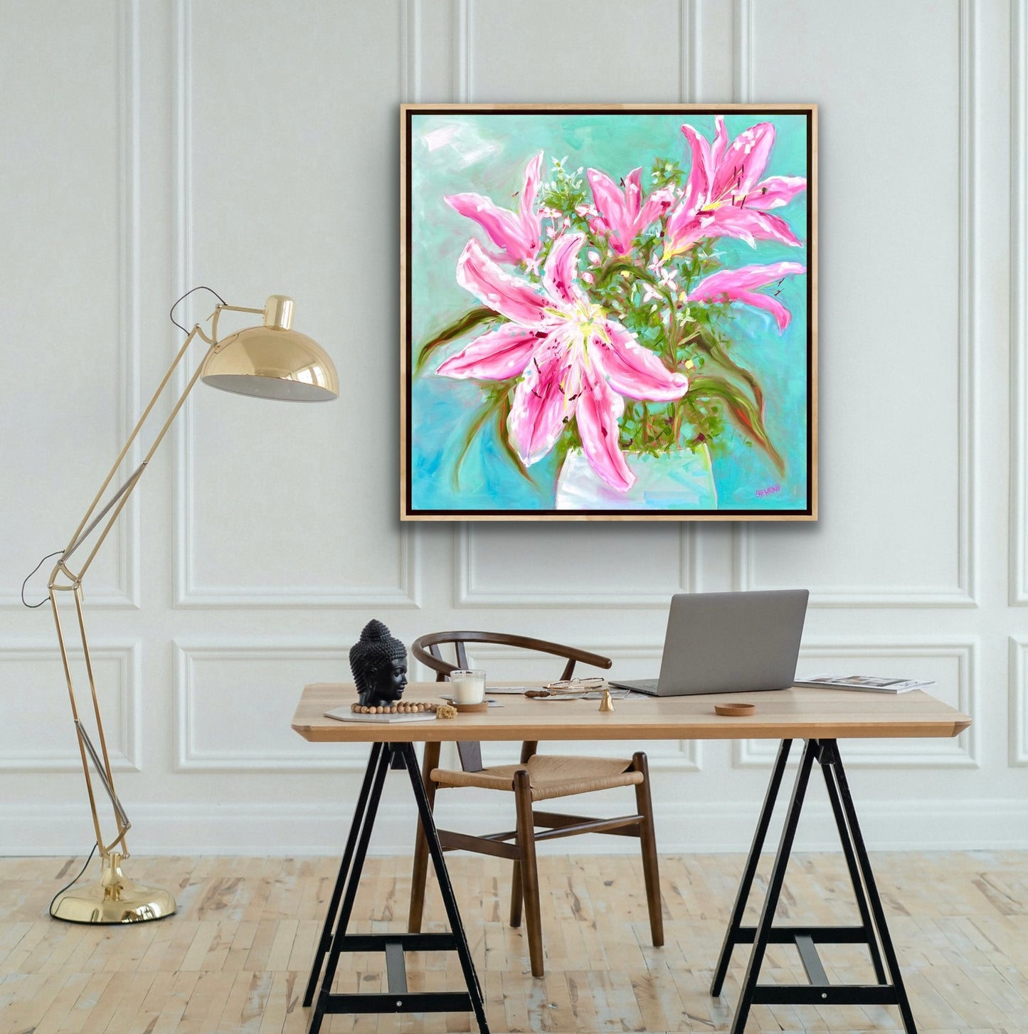 Scent Of Love 94 x94 cm Framed SOLD