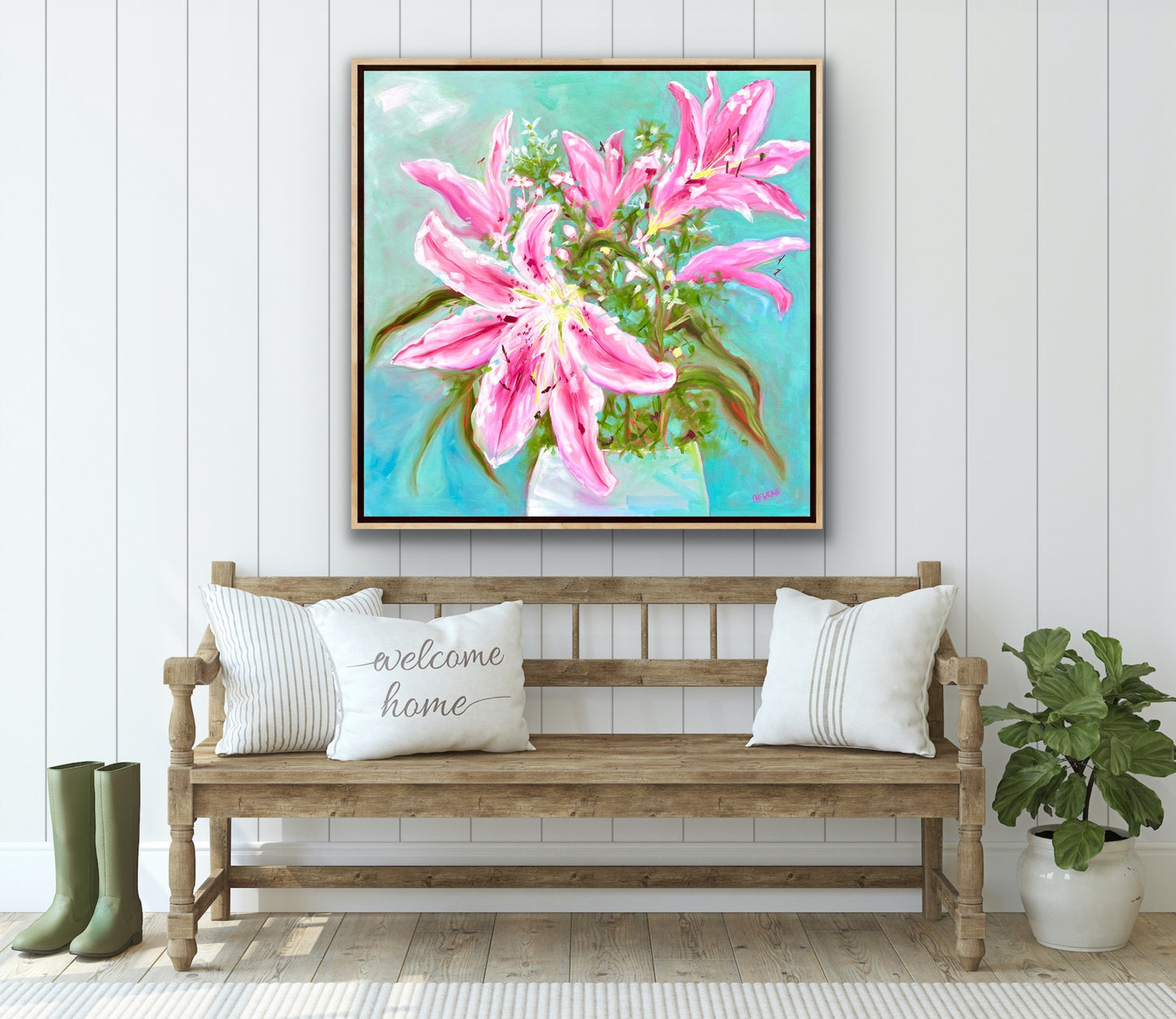Scent Of Love 94 x94 cm Framed SOLD