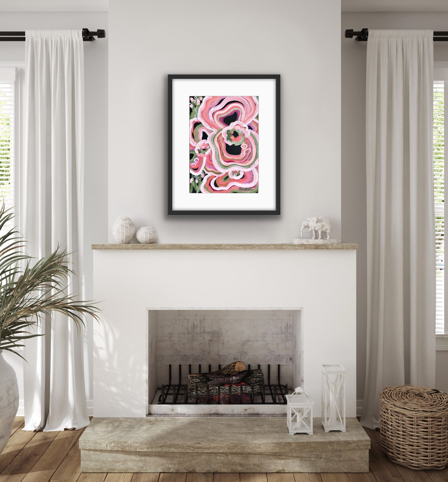 Sugar Cake - A3 canvas paper (unframed) 42x30cm SOLD