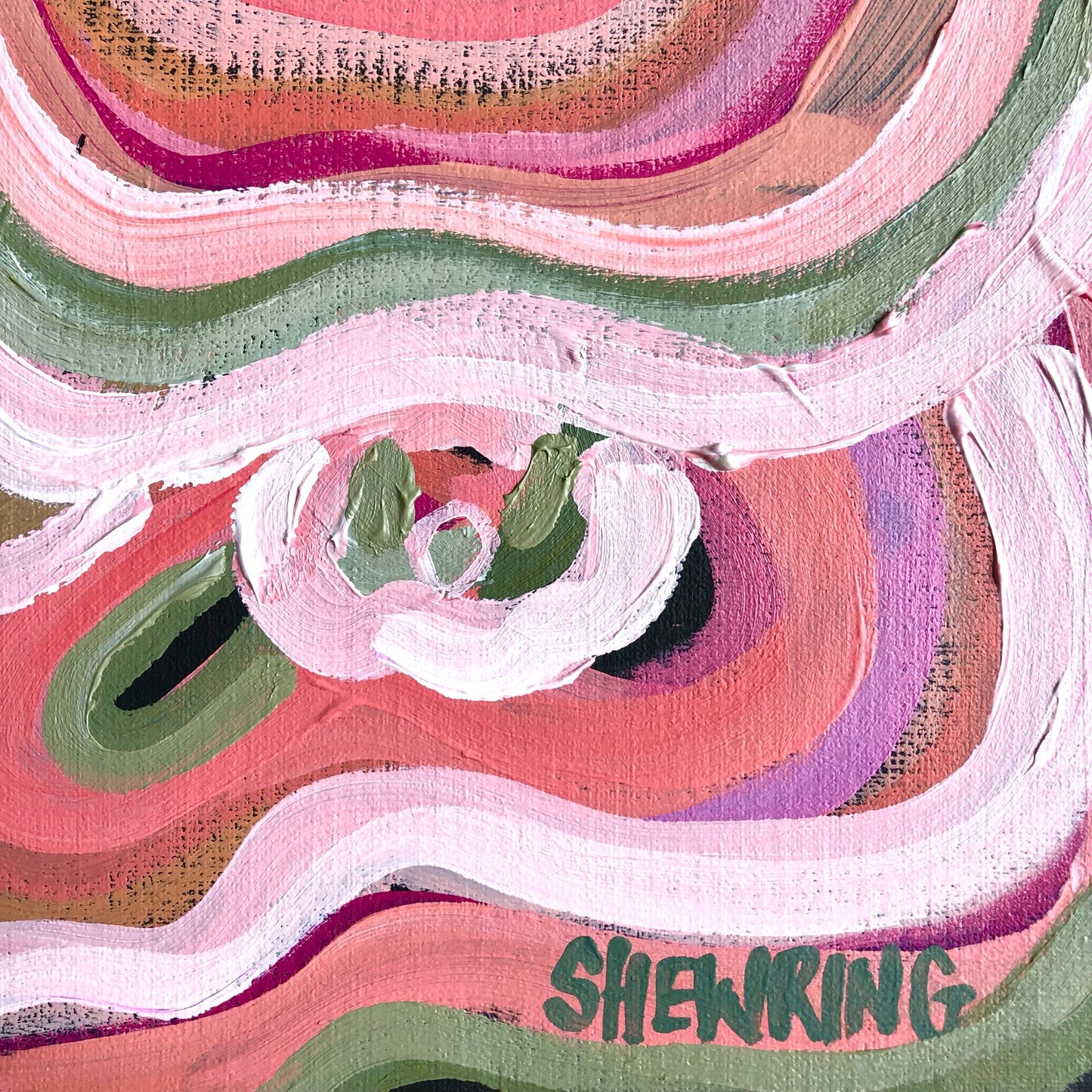 Sugar Cake - A3 canvas paper (unframed) 42x30cm SOLD