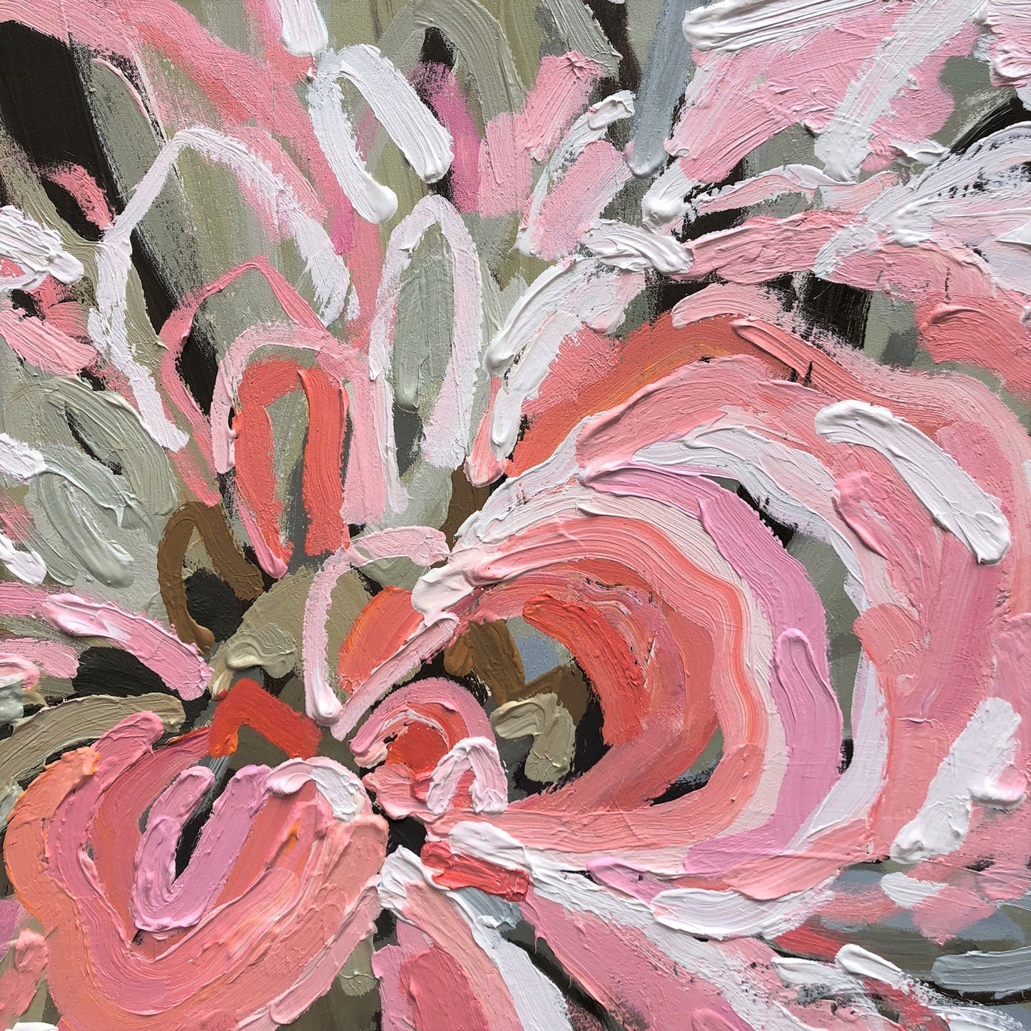 Summer Of Love 150x150cm FRAMED SOLD