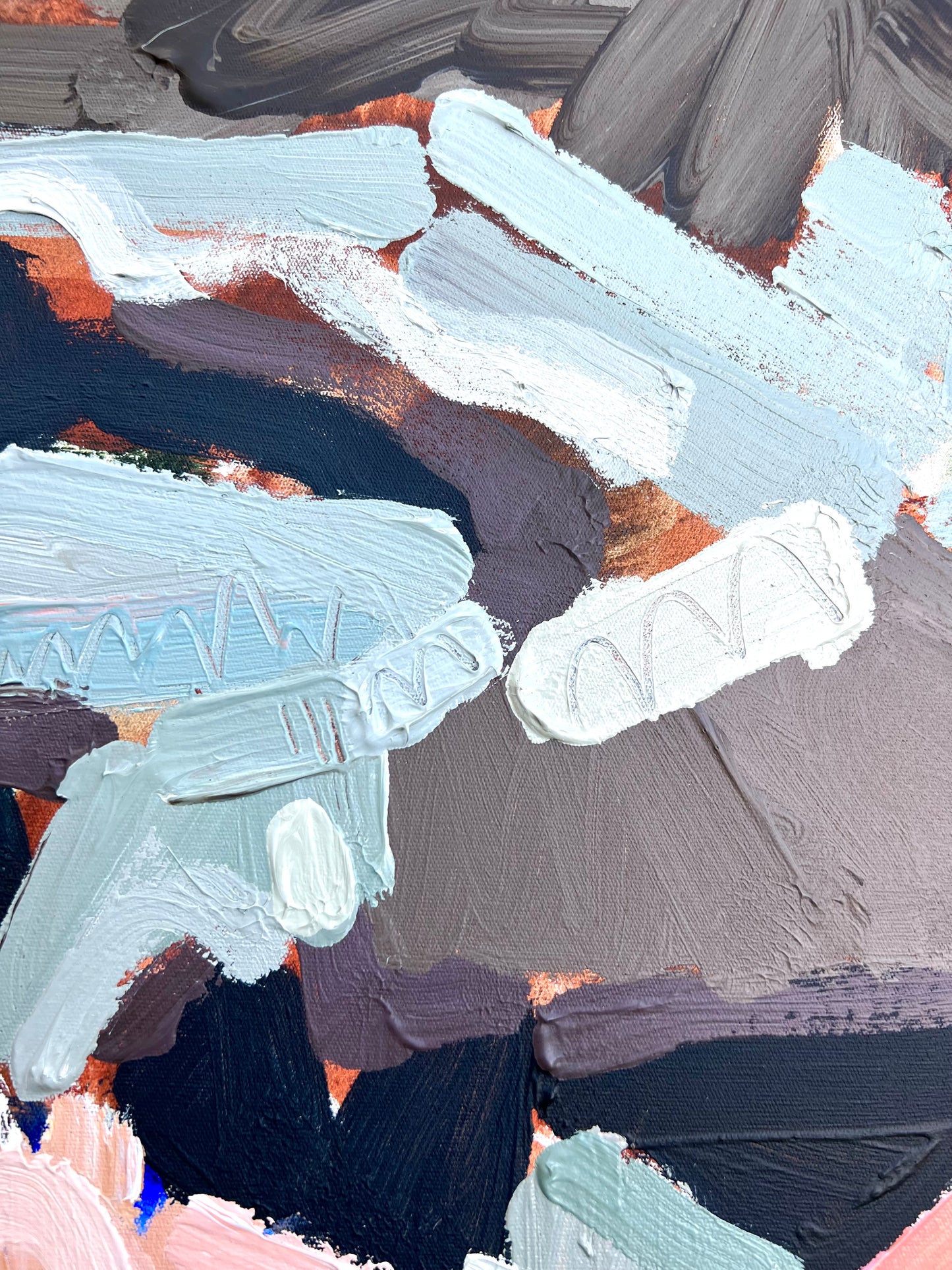 Summer Summit FRAMED 150x100cm SOLD ***exclusively at JUMBLED Online