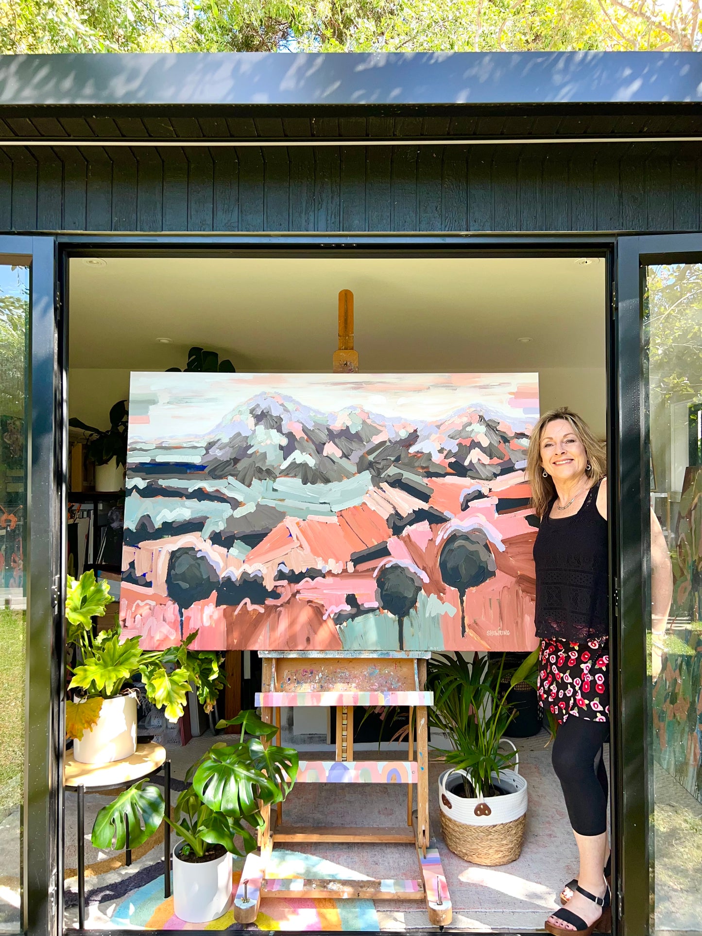 Summer Summit FRAMED 150x100cm SOLD ***exclusively at JUMBLED Online
