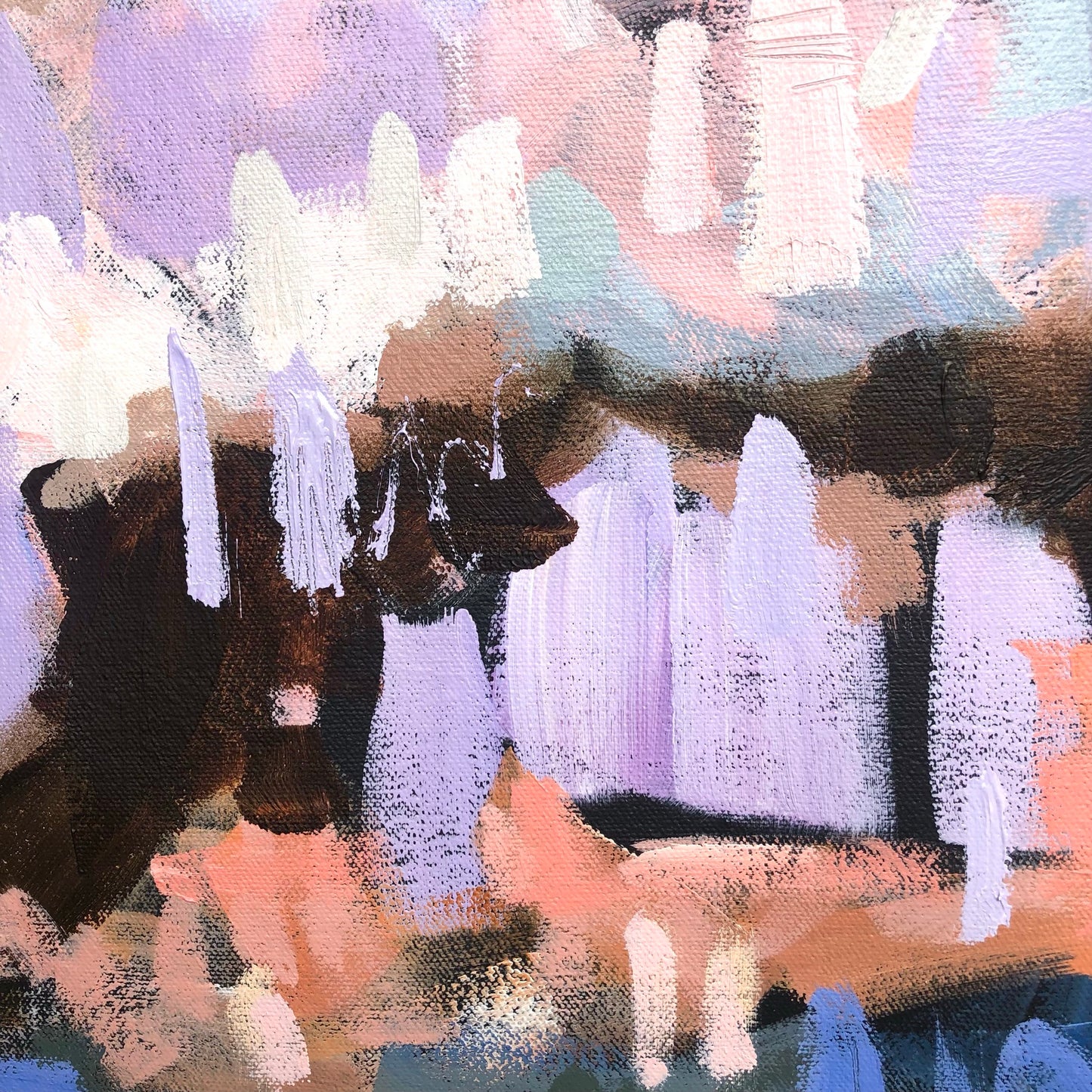 Sunset Over The Valley 130x96cm FRAMED