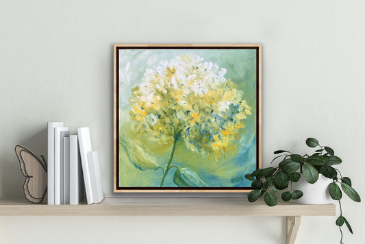 Sunshine Makes Me Smile 43x43cm FRAMED SOLD
