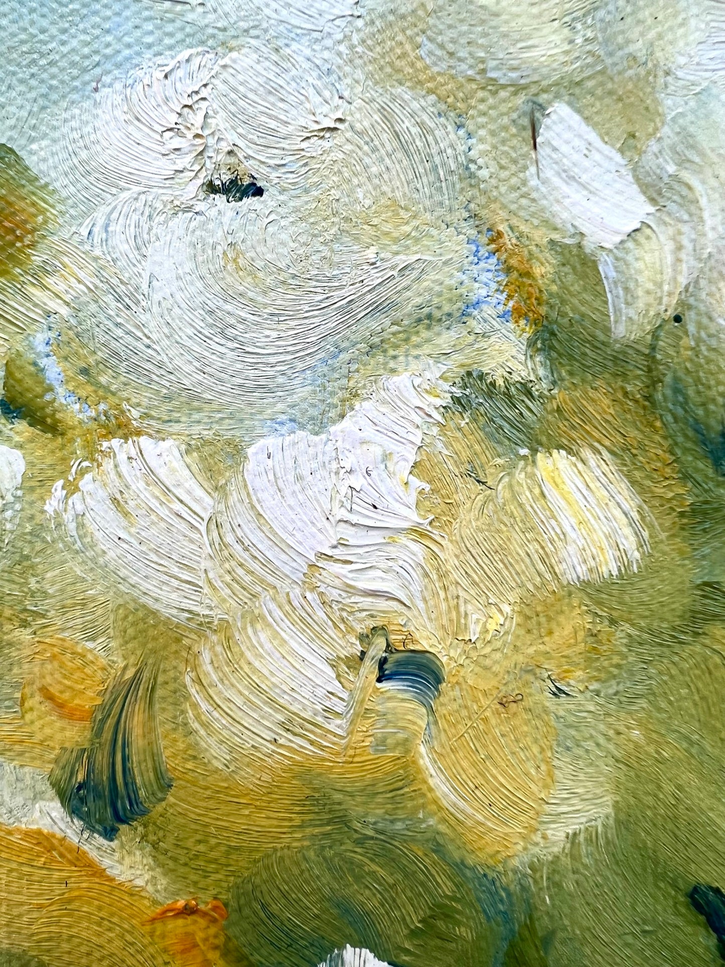 Sunshine Makes Me Smile 43x43cm FRAMED SOLD
