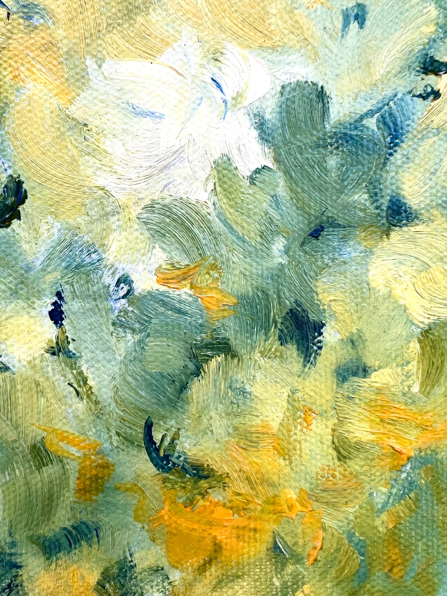 Sunshine Makes Me Smile 43x43cm FRAMED SOLD