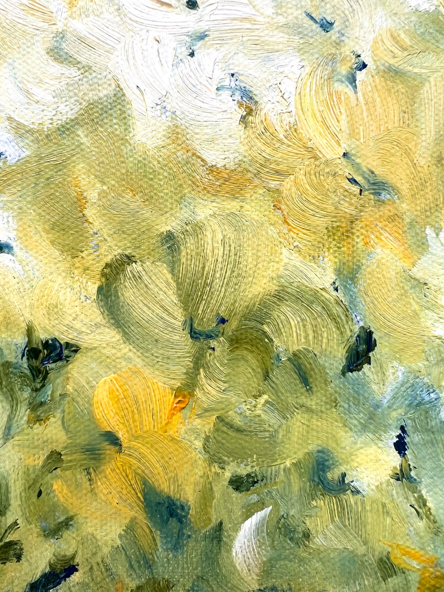 Sunshine Makes Me Smile 43x43cm FRAMED SOLD
