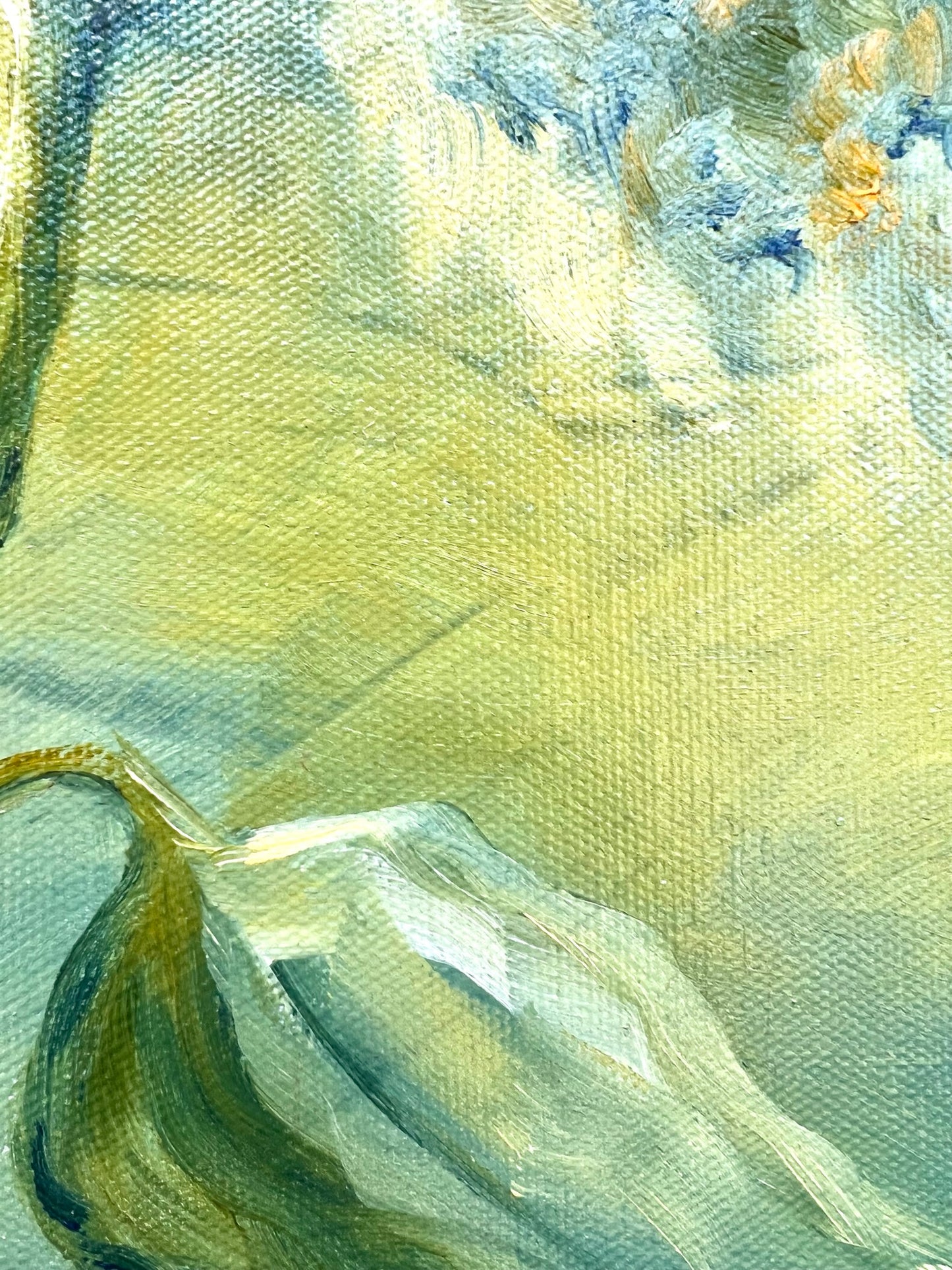 Sunshine Makes Me Smile 43x43cm FRAMED SOLD