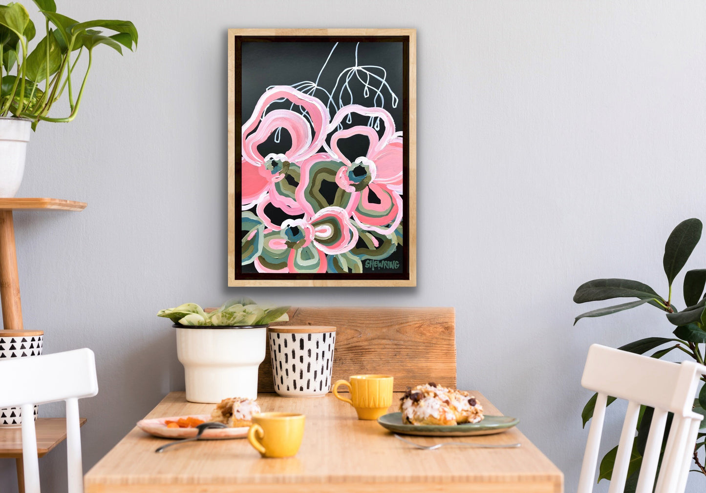 Three Loves - A3 canvas paper (unframed) 42x30cm SOLD