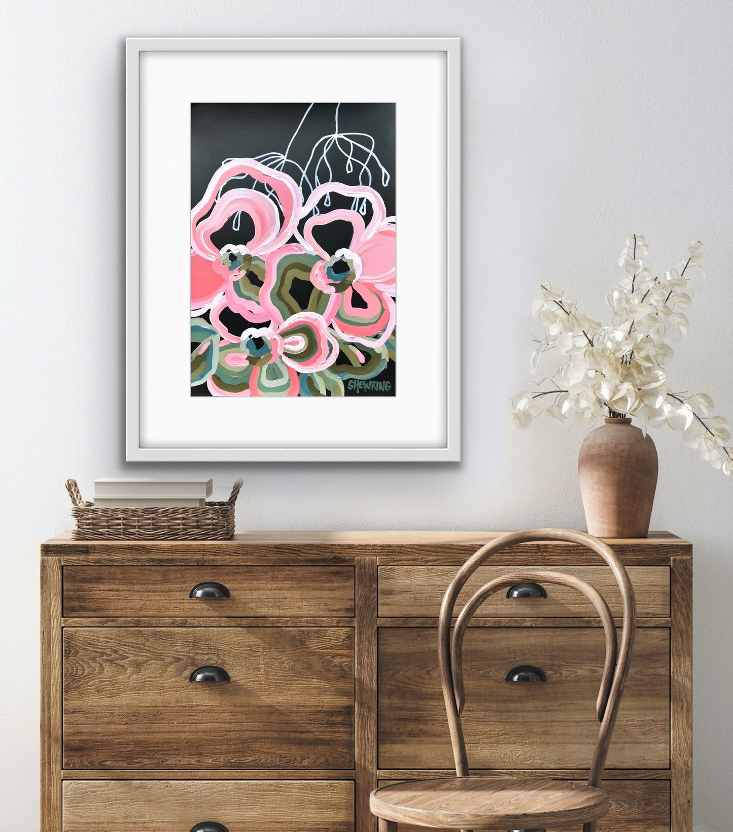 Three Loves - A3 canvas paper (unframed) 42x30cm SOLD
