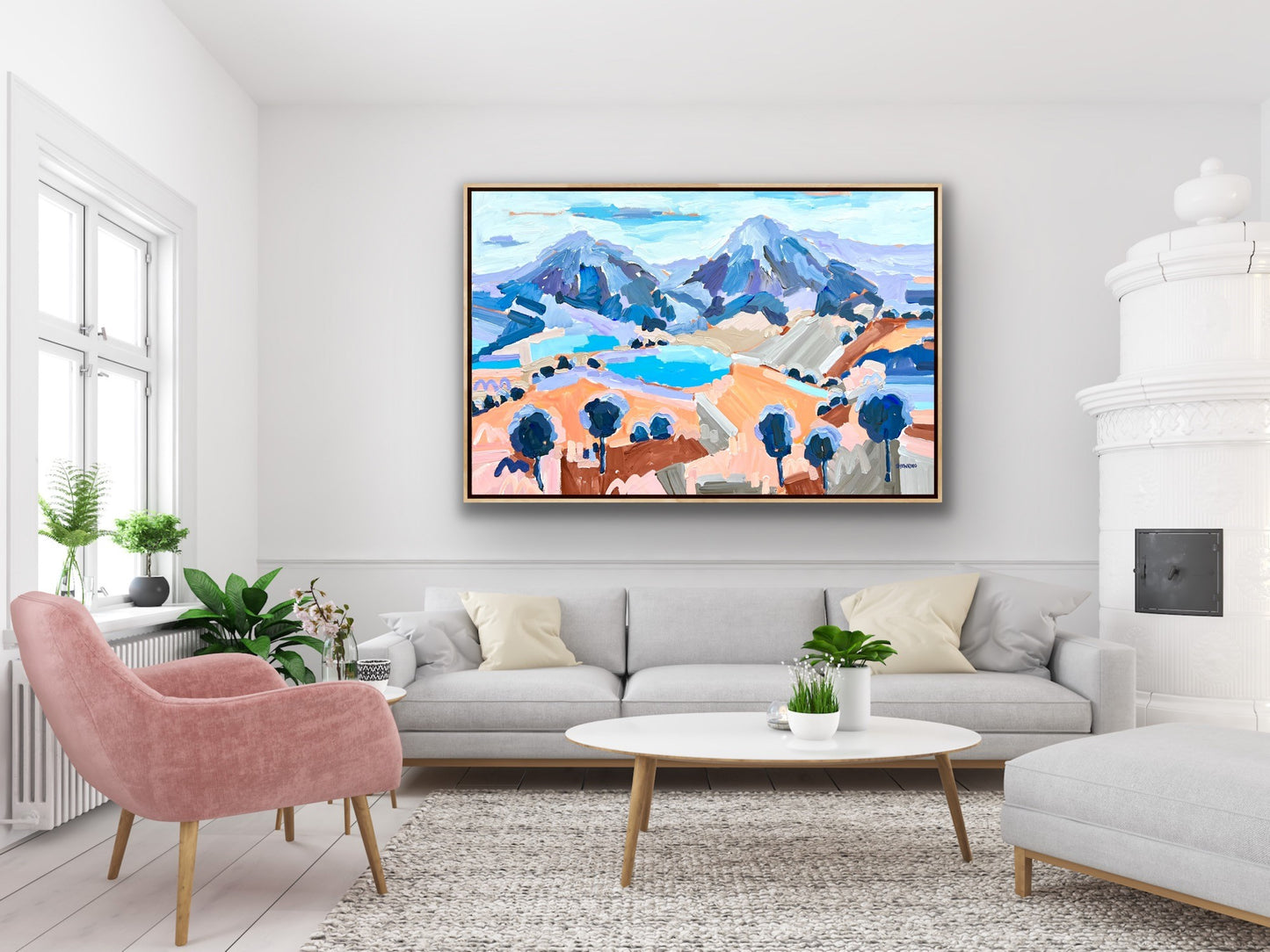 Tranquility Base 150x100cm FRAMED SOLD **exclusive to JUMBLED Online **