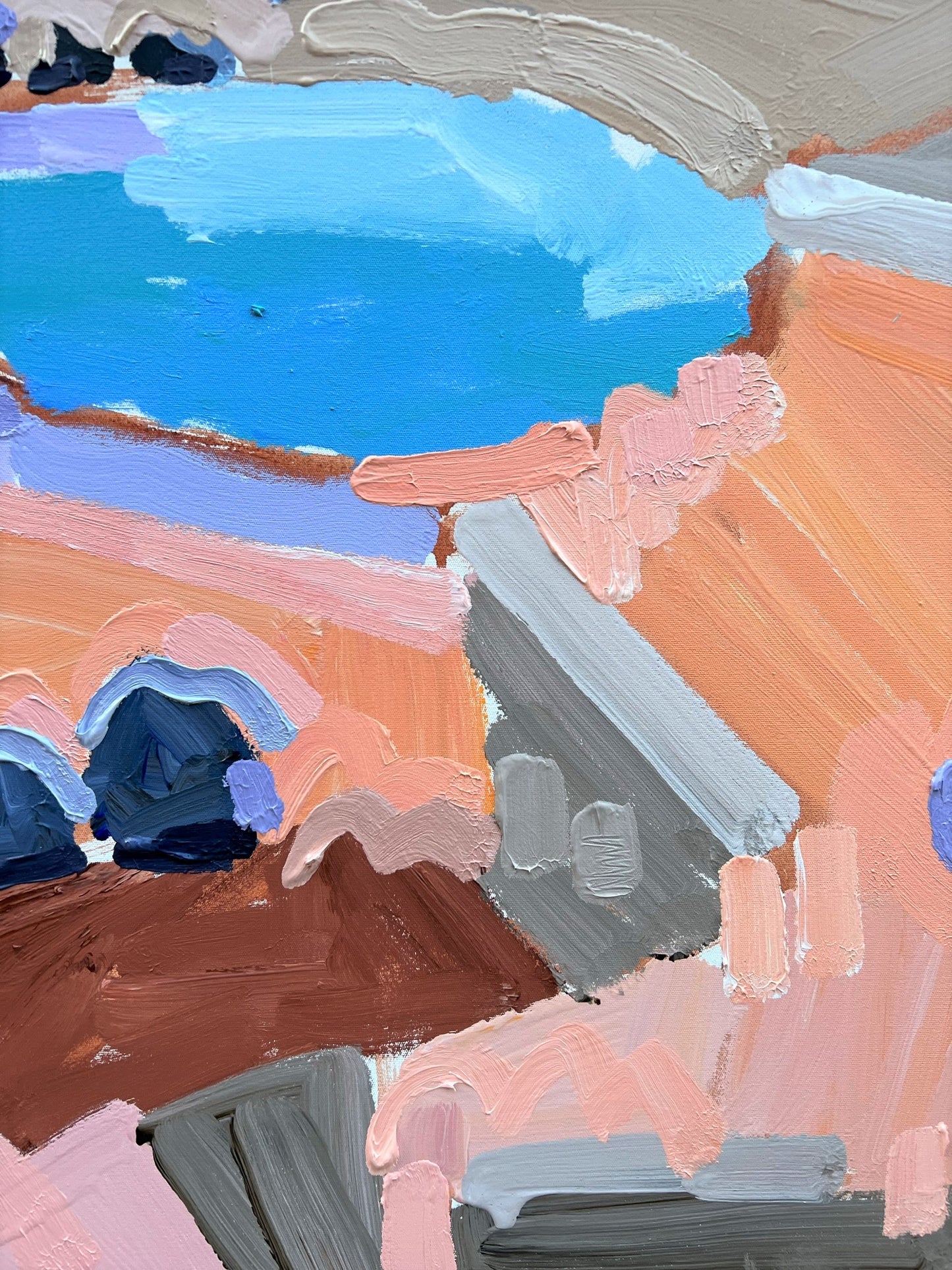 Tranquility Base 150x100cm FRAMED SOLD **exclusive to JUMBLED Online **