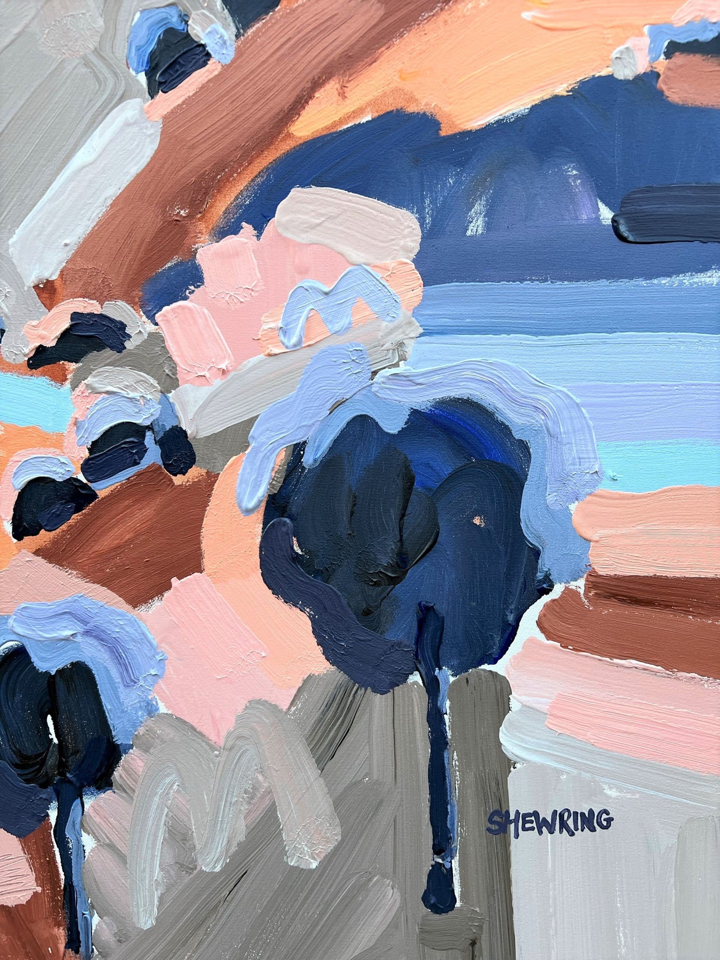 Tranquility Base 150x100cm FRAMED SOLD **exclusive to JUMBLED Online **