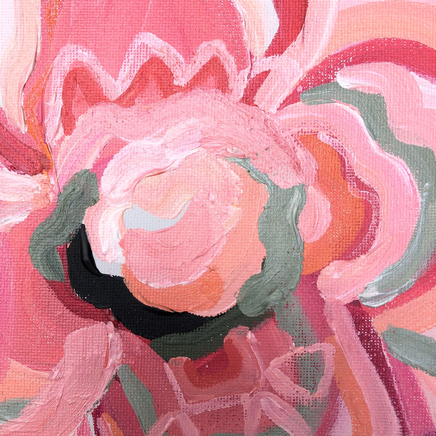 Union In Pink 28x23cm Framed SOLD