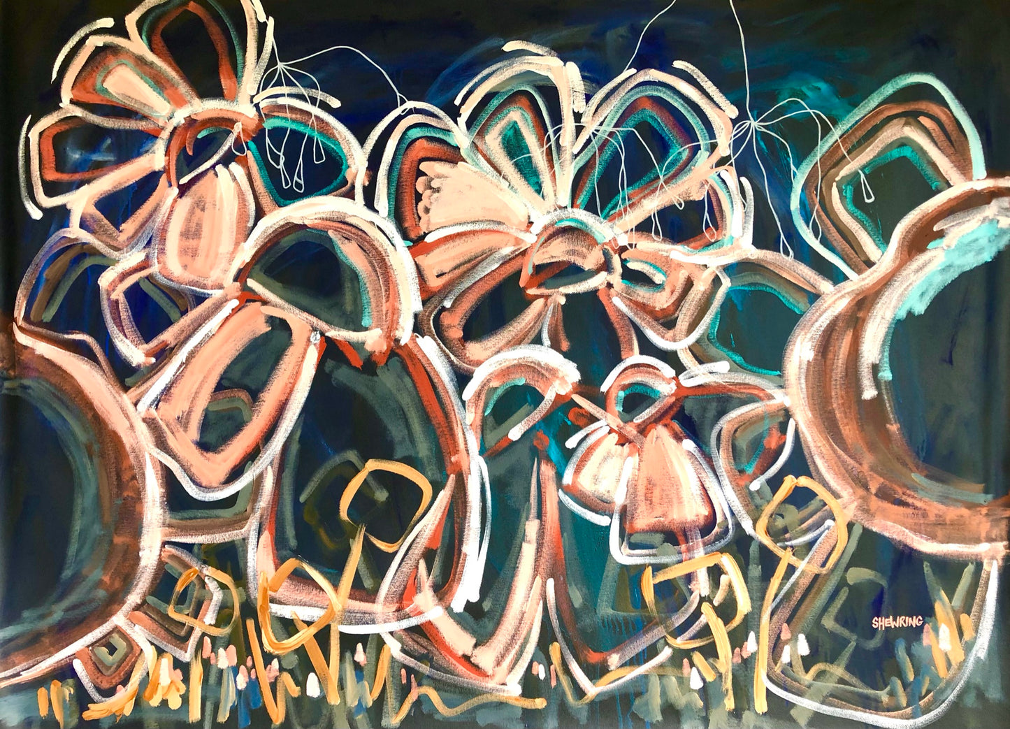 You Shine Bright 160x115cm FRAMED SOLD