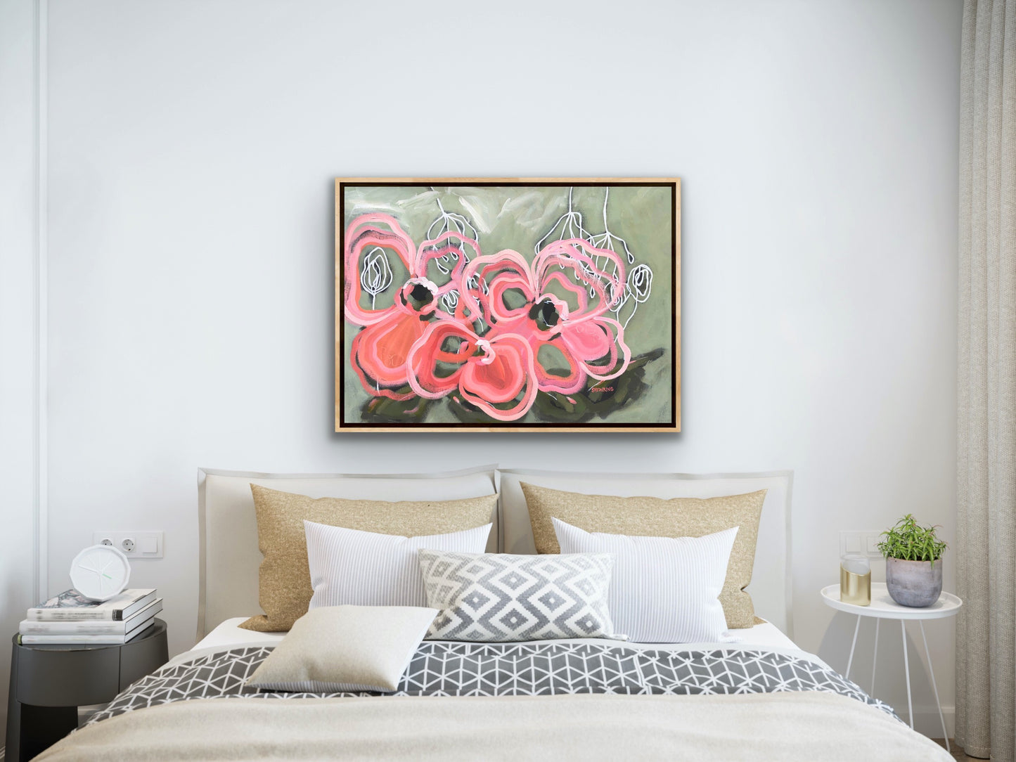 Champagne Blush 90x65cm SOLD