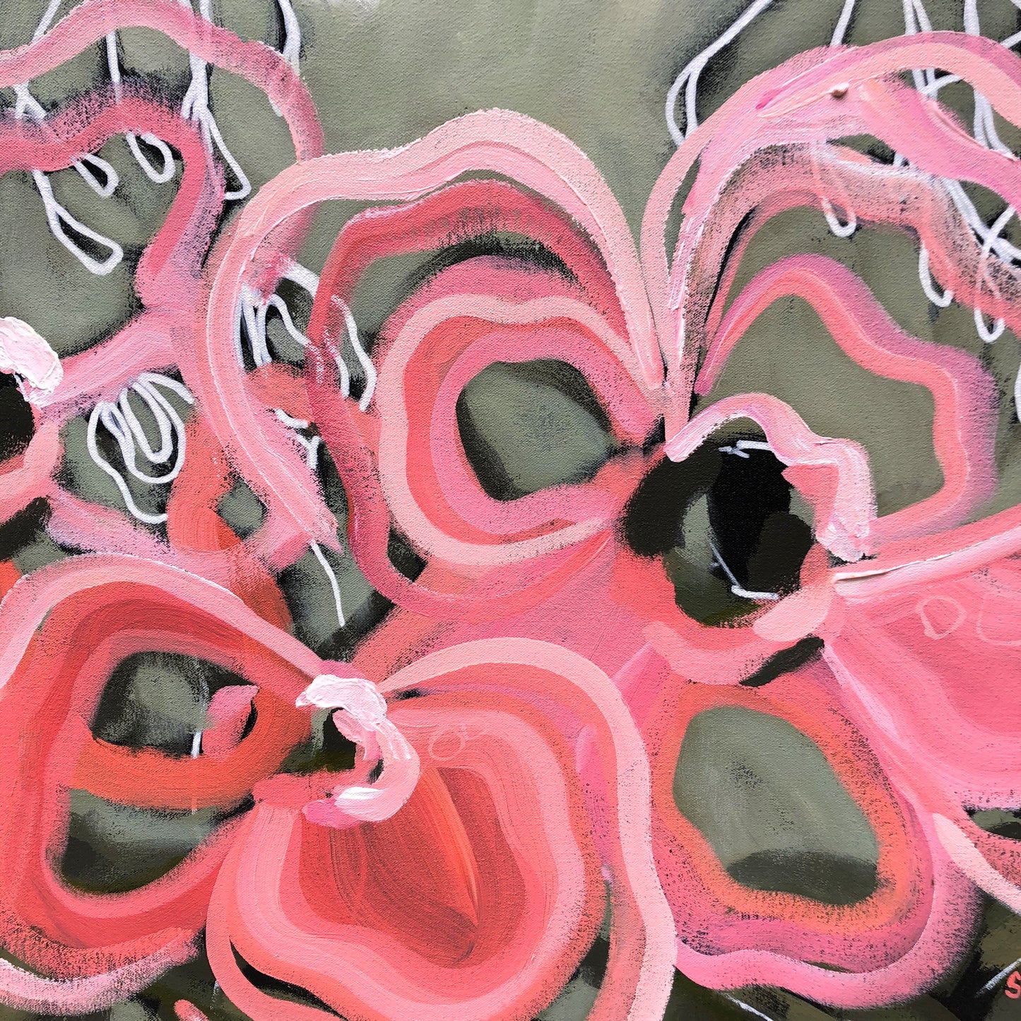 Champagne Blush 90x65cm SOLD