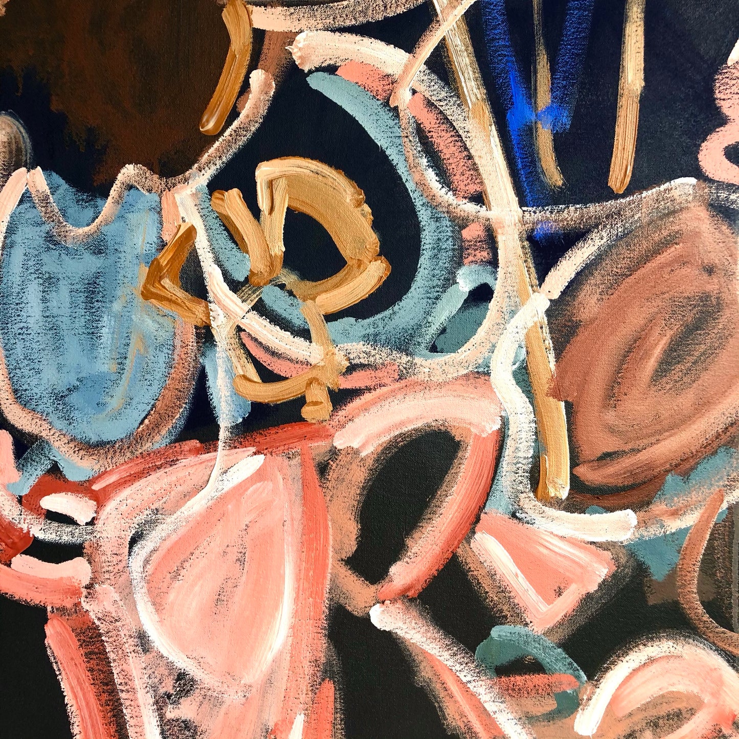 Late Night Coffee 145x92cm SOLD
