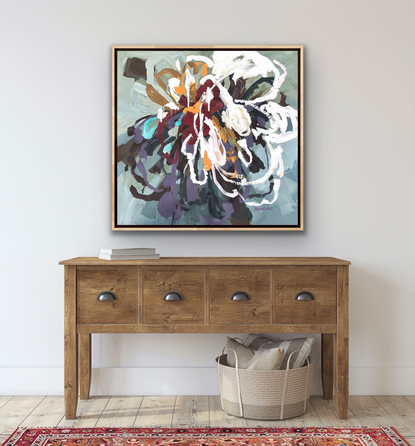 Love And Devotion 87x84cm FRAMED SOLD
