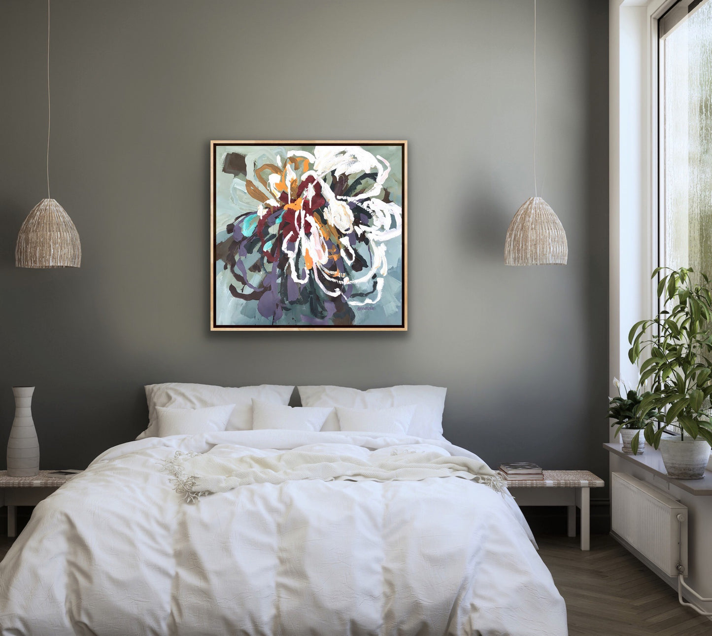 Love And Devotion 87x84cm FRAMED SOLD