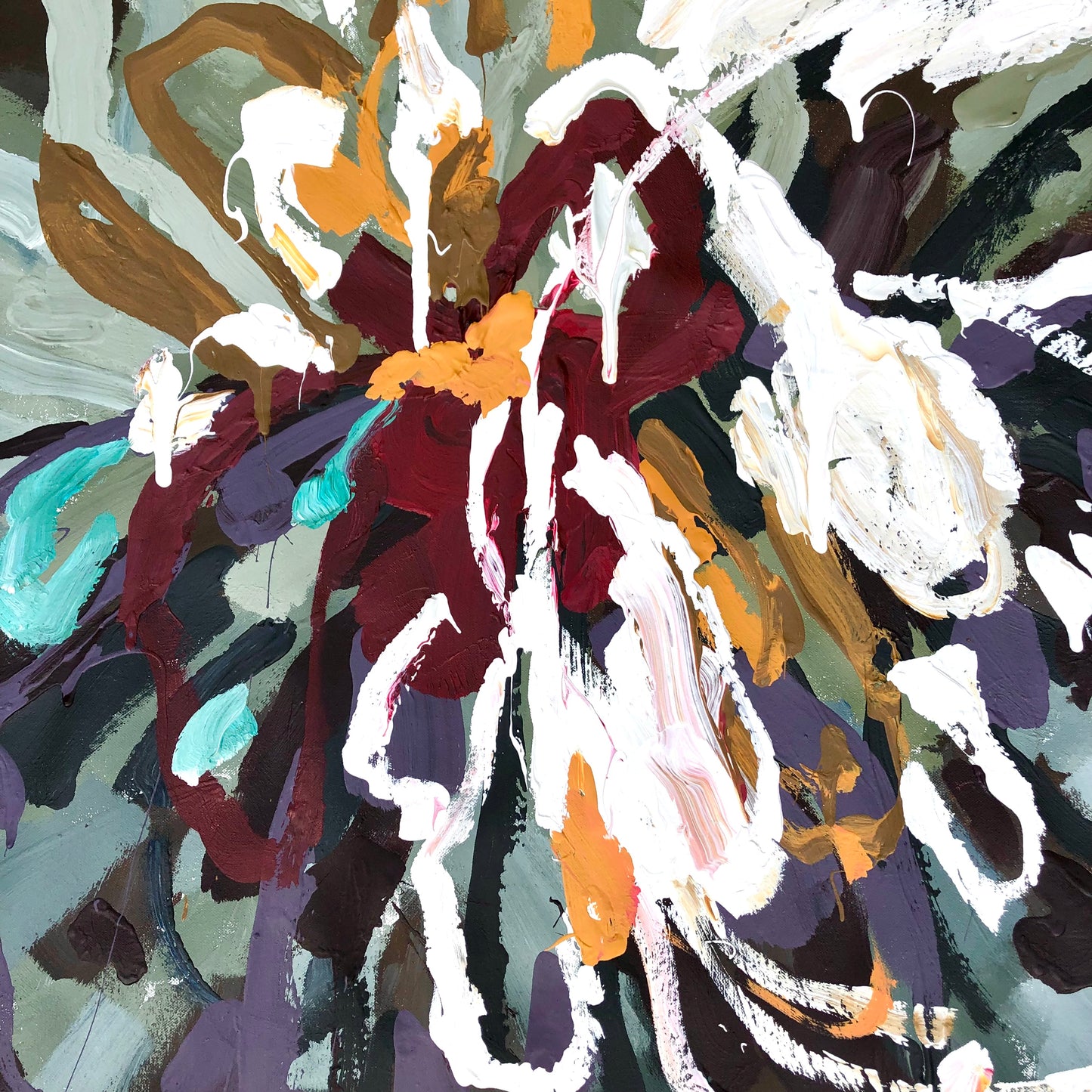 Love And Devotion 87x84cm FRAMED SOLD