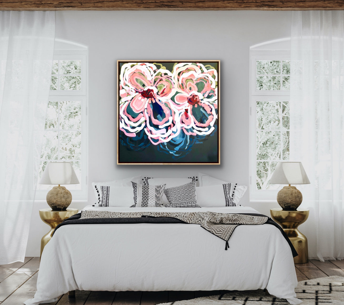 Love You 95x95cm SOLD