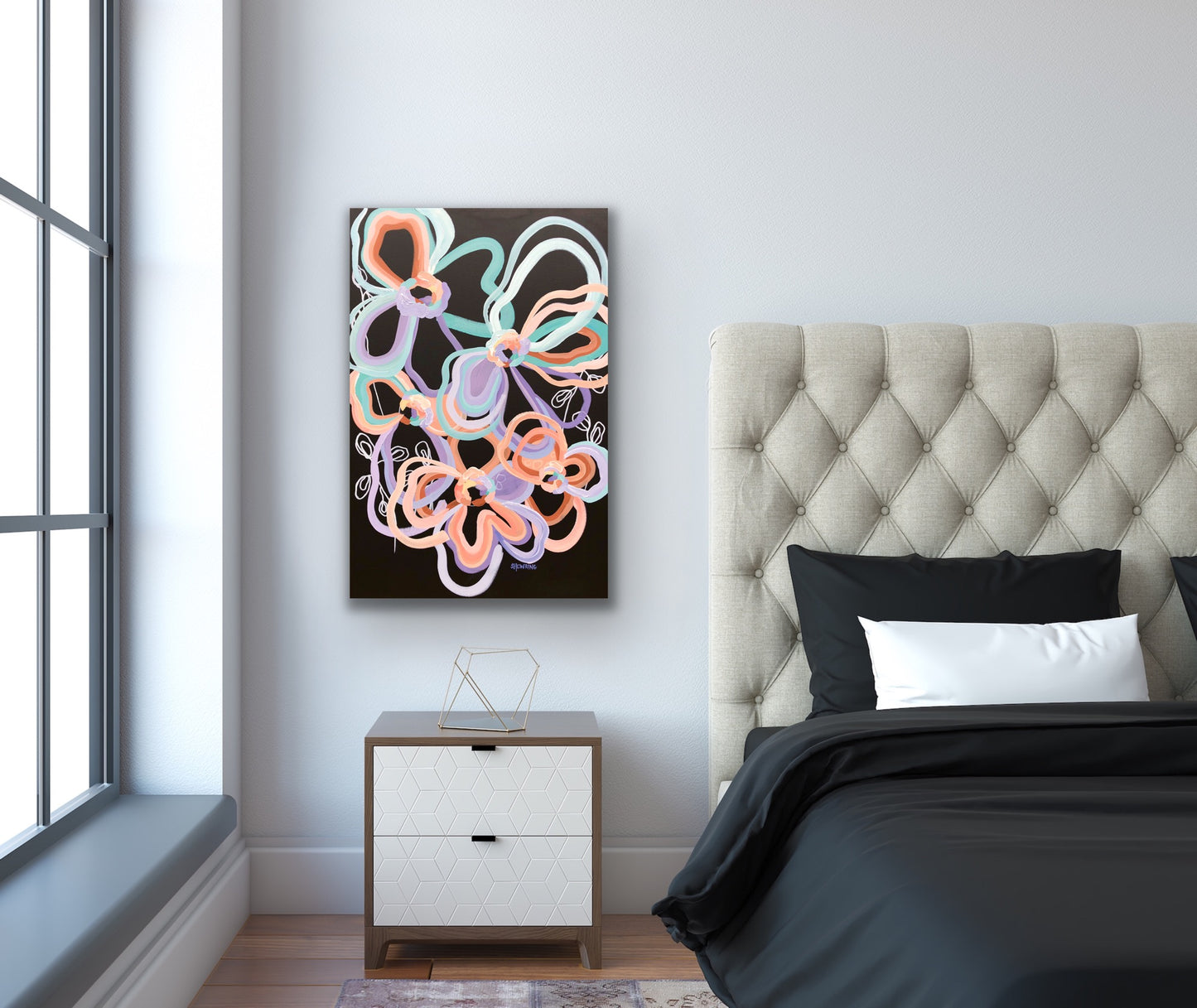 Retro Love 90x60cm SOLD
