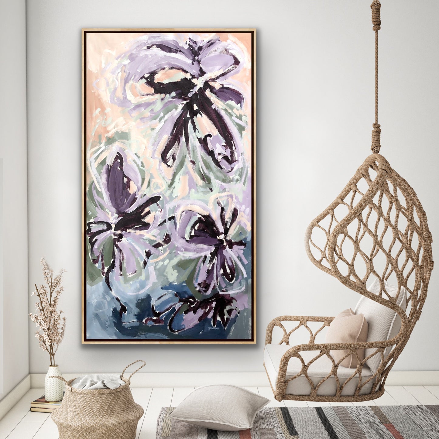 Soul Mate 173x88cm FRAMED SOLD