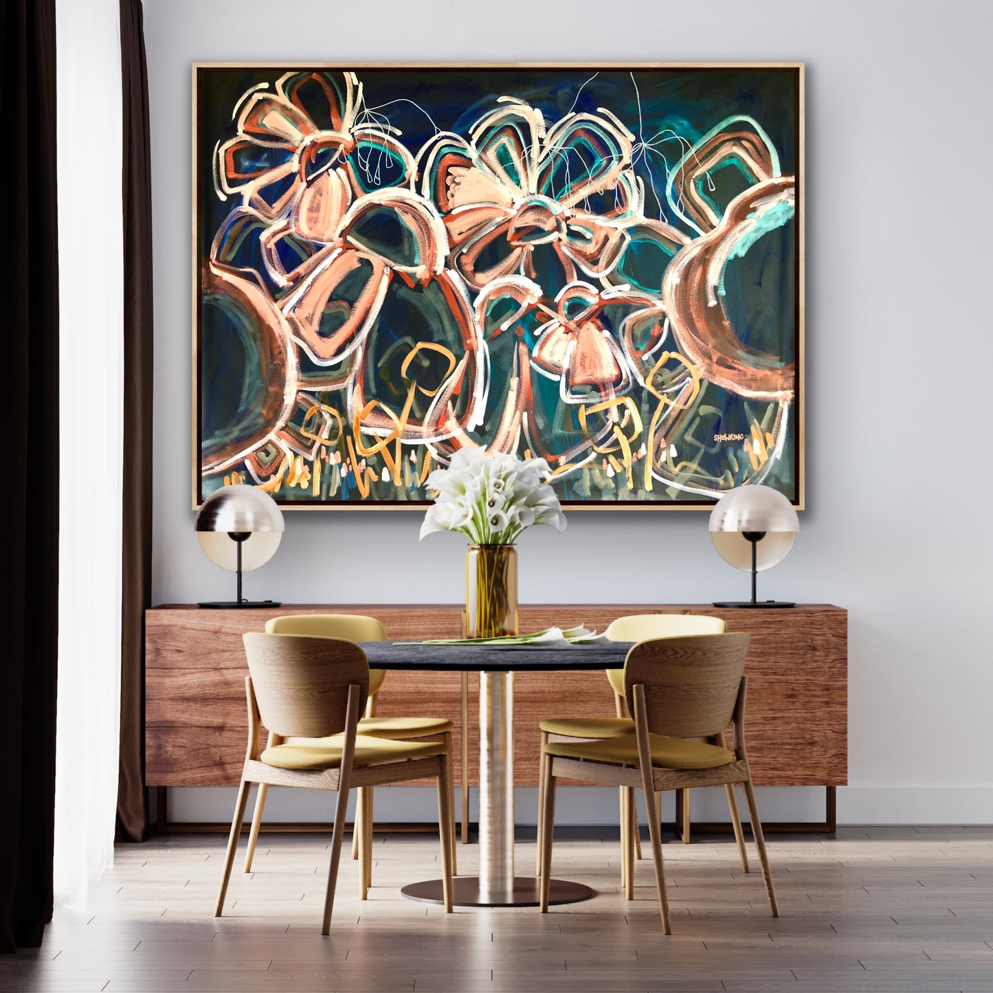 You Shine Bright 160x115cm FRAMED SOLD
