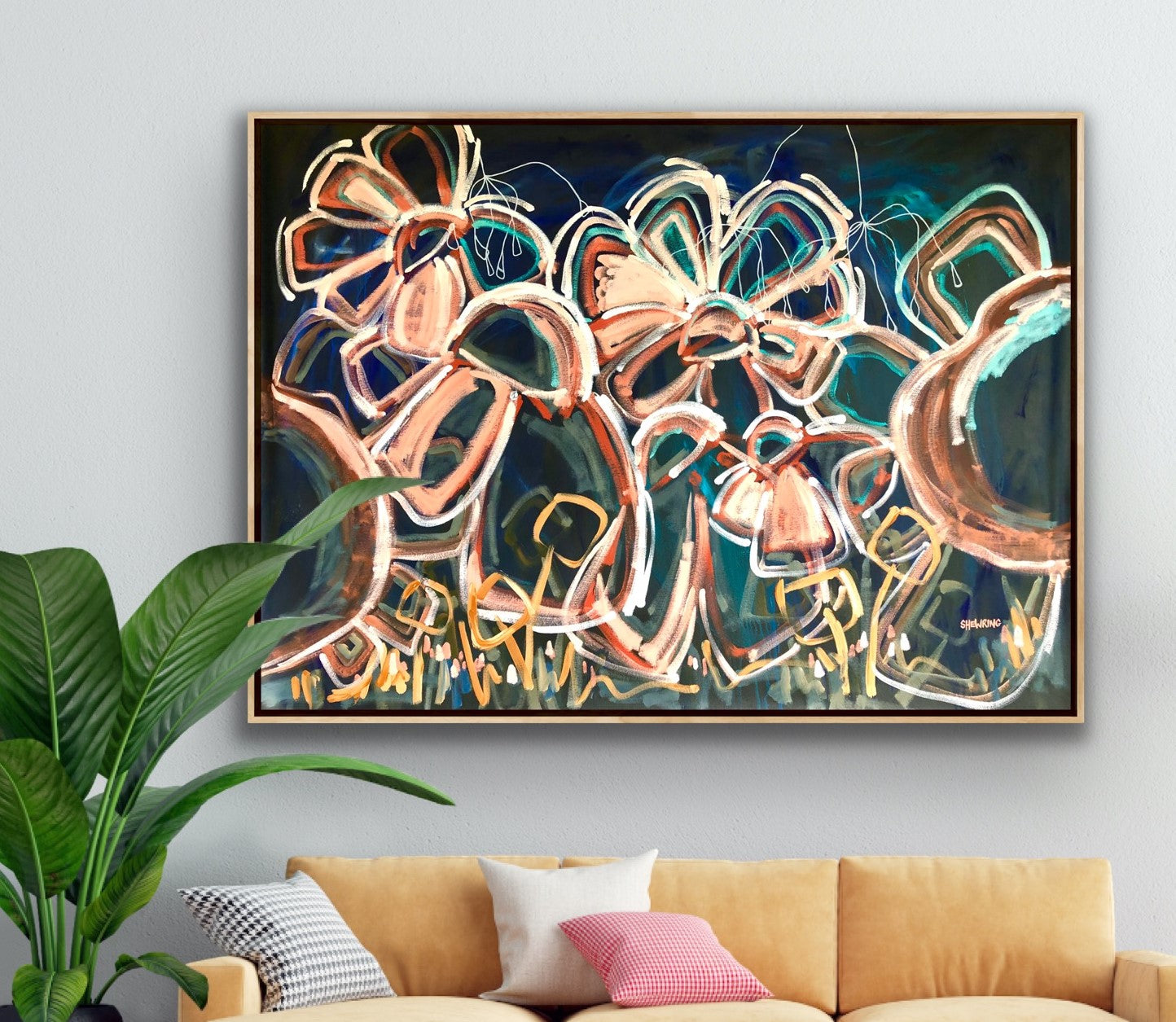 You Shine Bright 160x115cm FRAMED SOLD