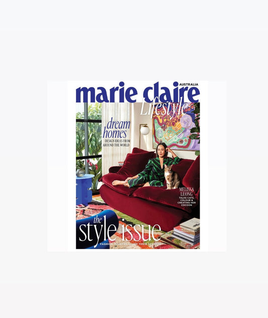 Marie Claire Magazine - my painting in the home of Melissa Leong
