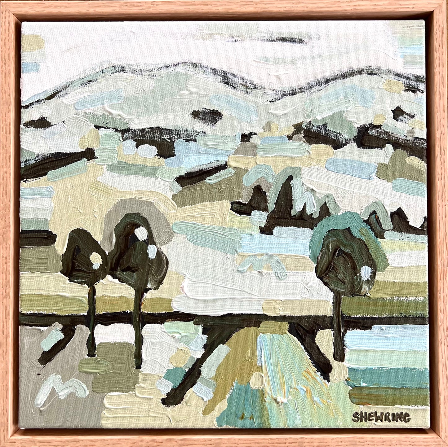 After The Rain 33x33 cm FRAMED SOLD