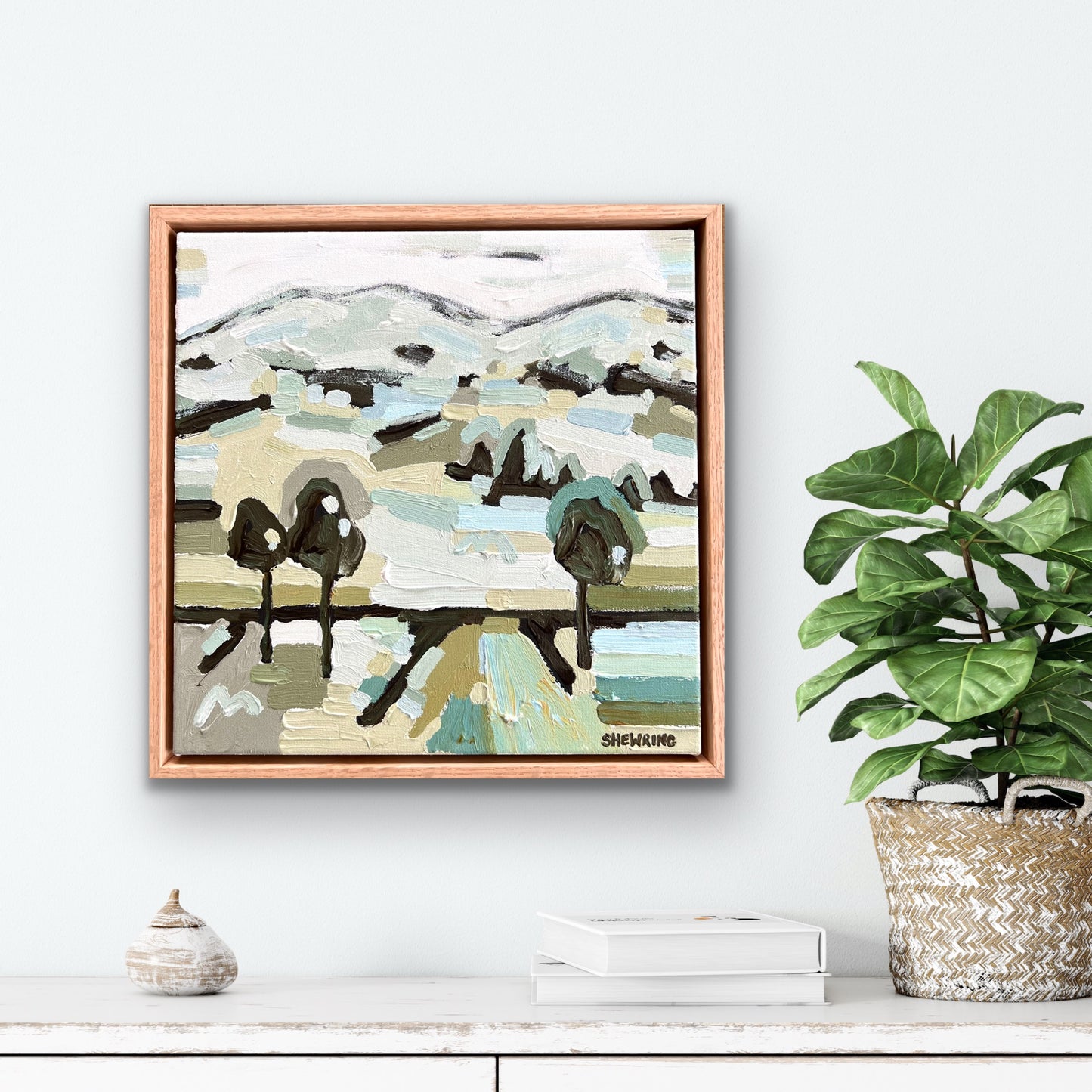 After The Rain 33x33 cm FRAMED SOLD