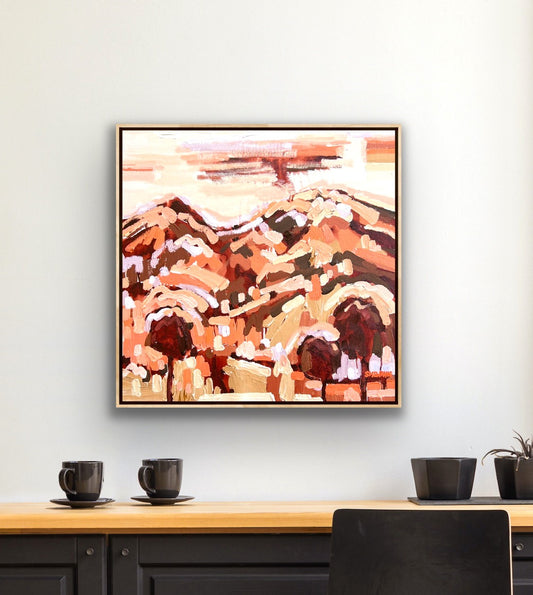 Autumn Season 48x48cm FRAMED SOLD
